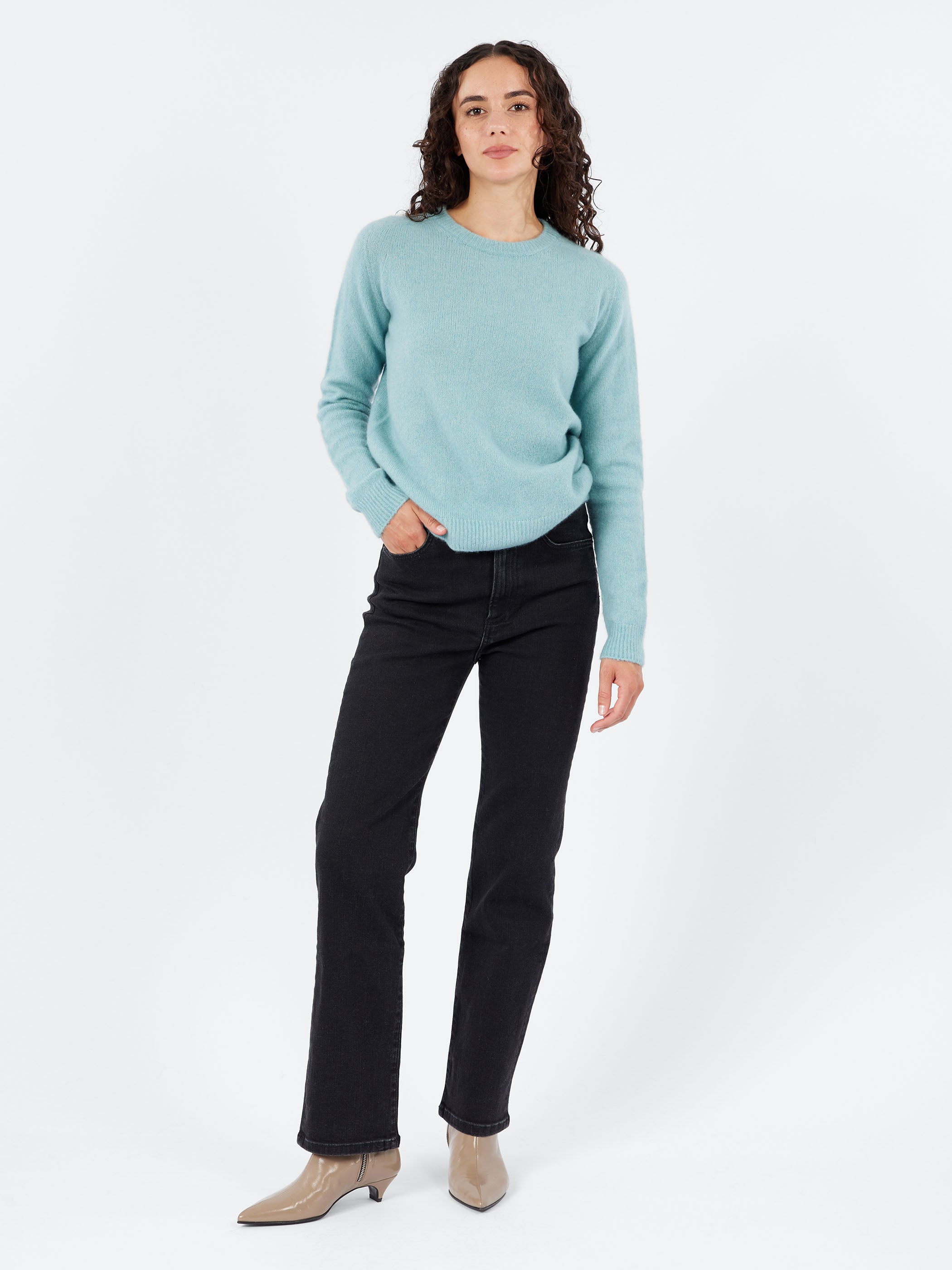 Cashmere and Silk Crewneck