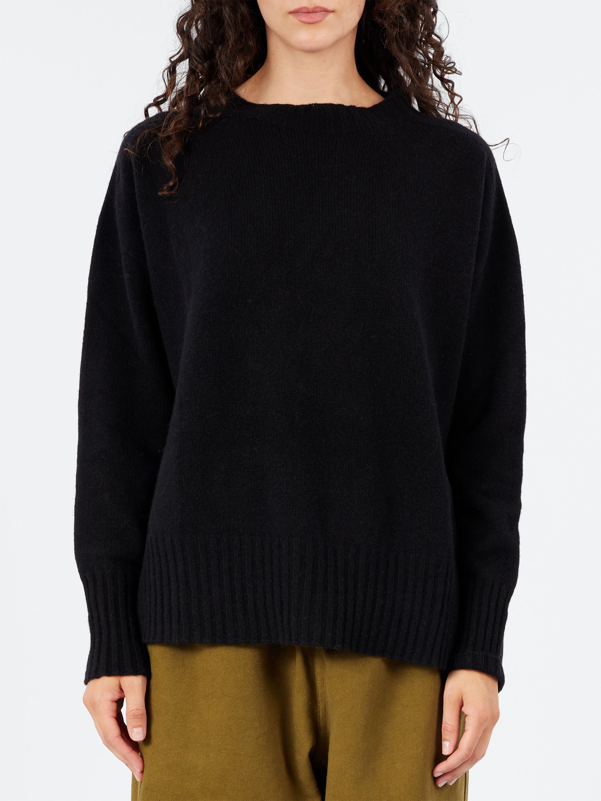 Mockneck with Side Slits