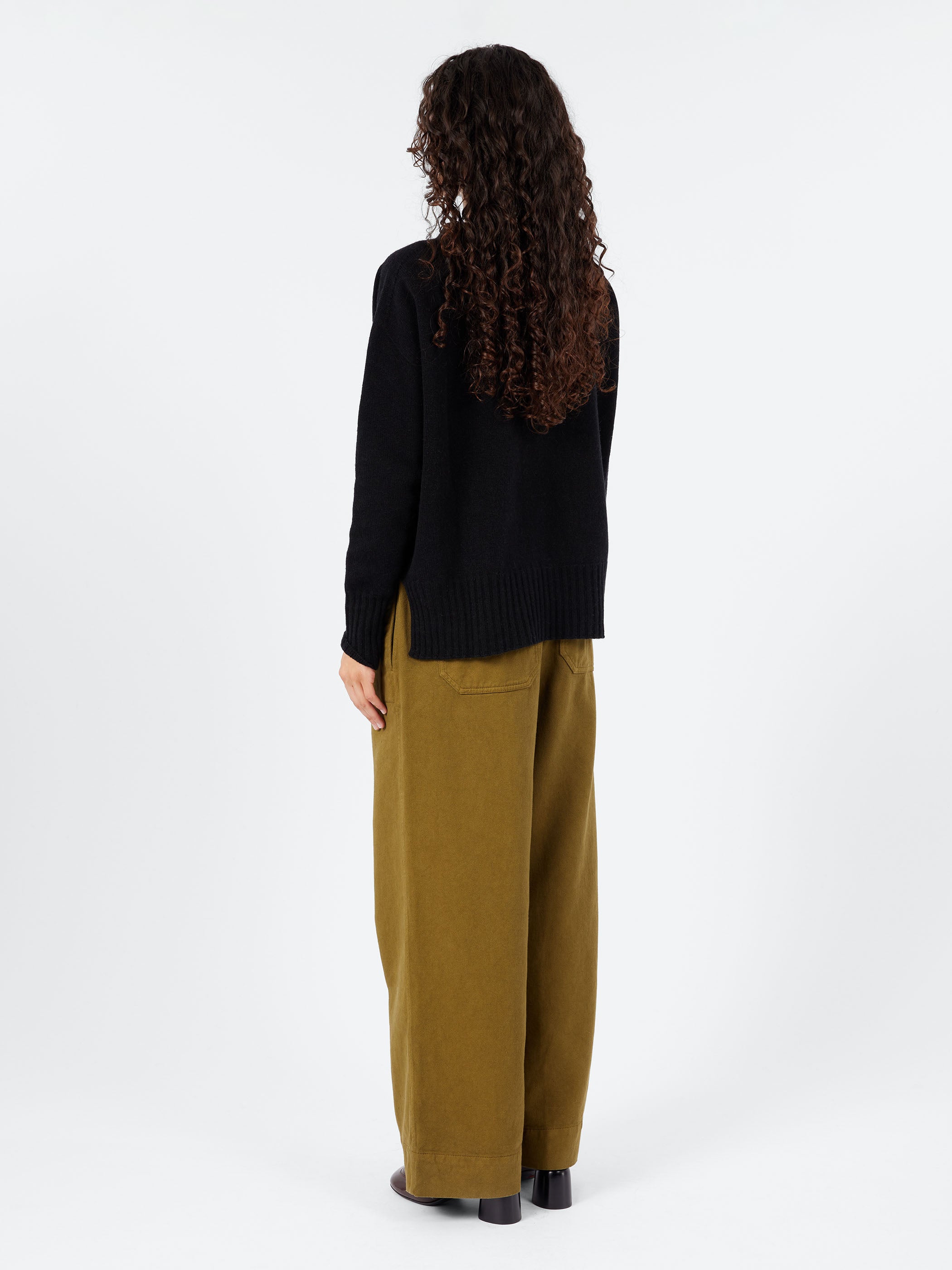 Mockneck with Side Slits
