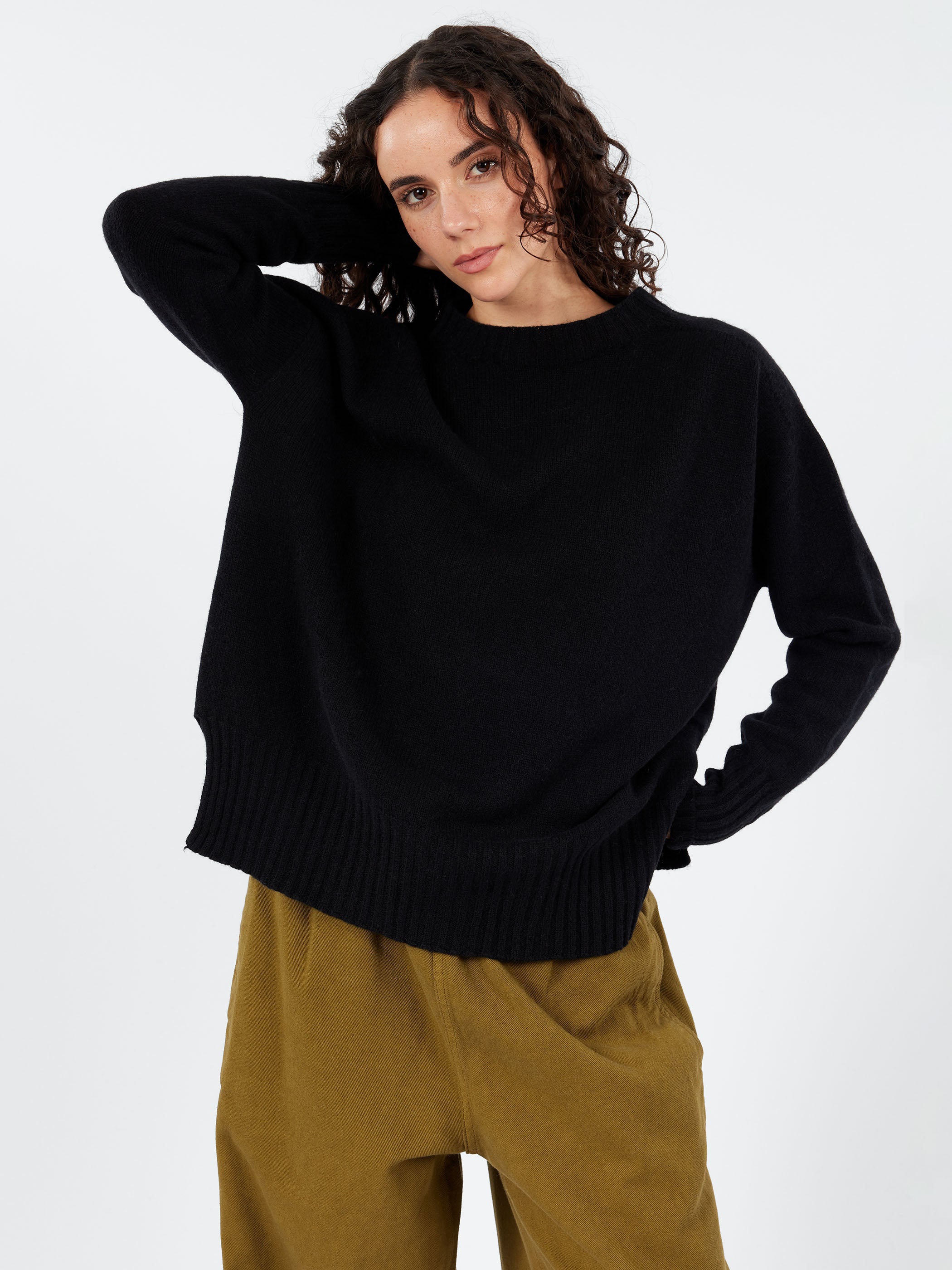 Mockneck with Side Slits