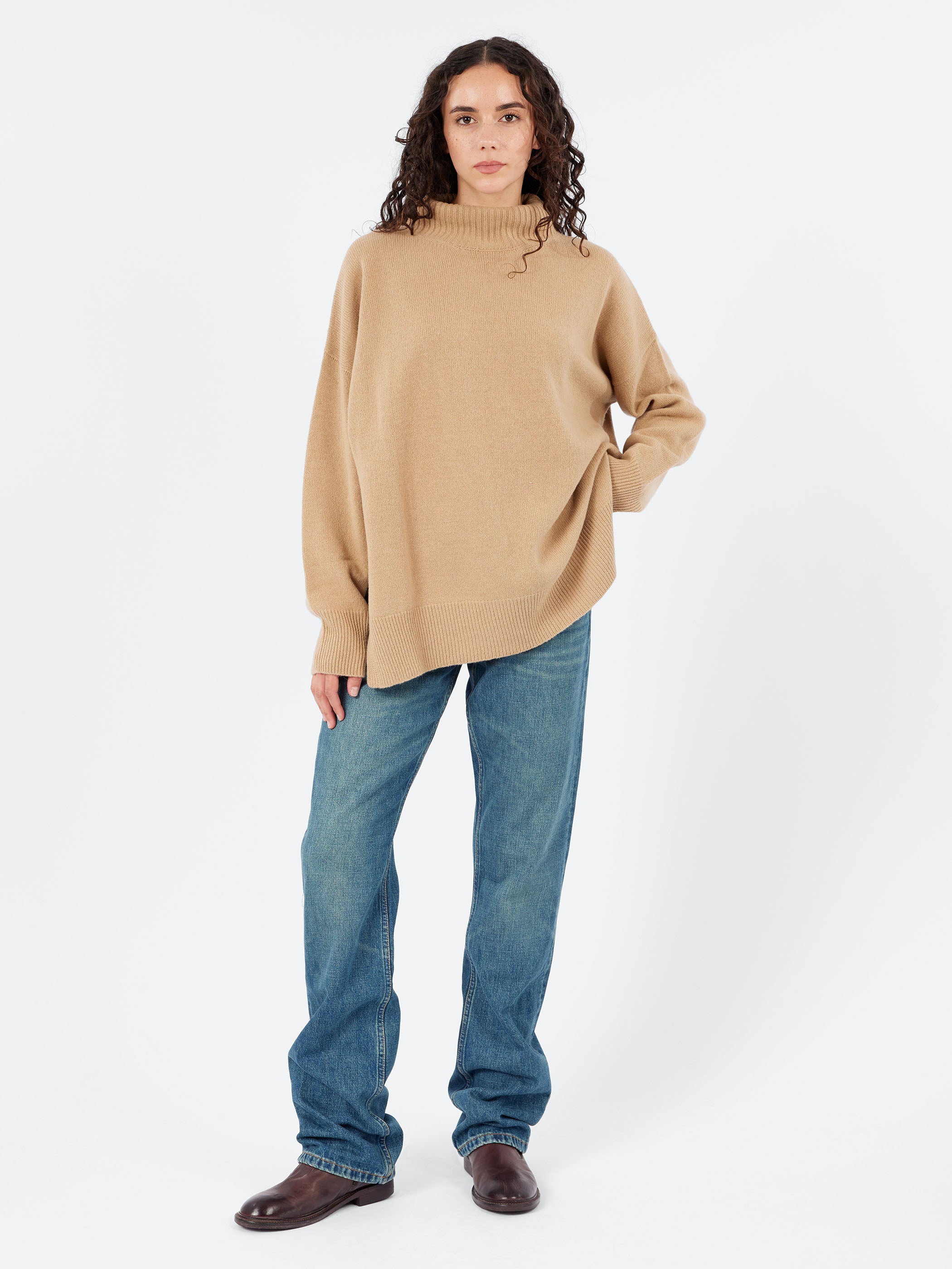 Open Sides Turtleneck