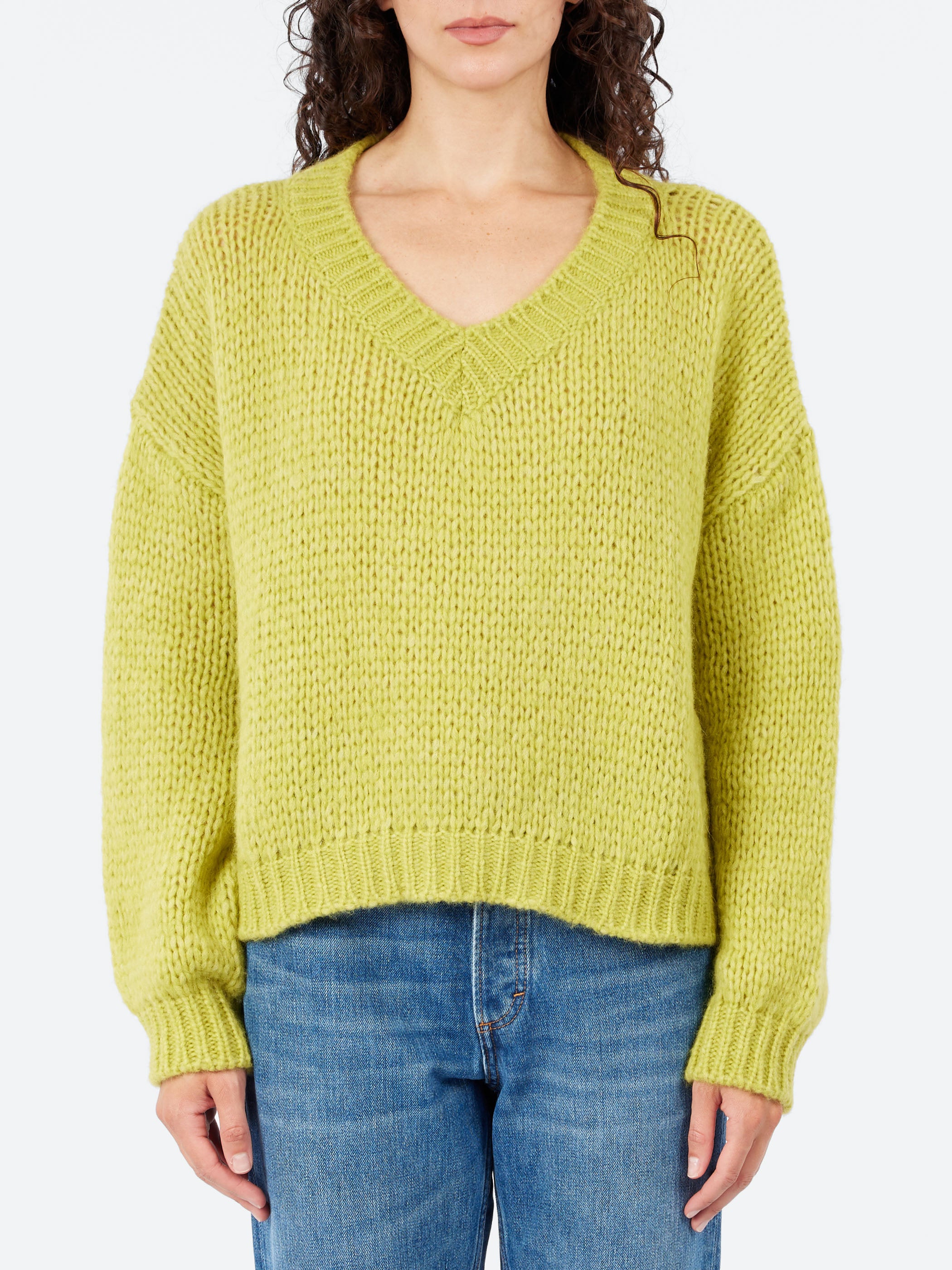 Alpaca V-Neck Sweater