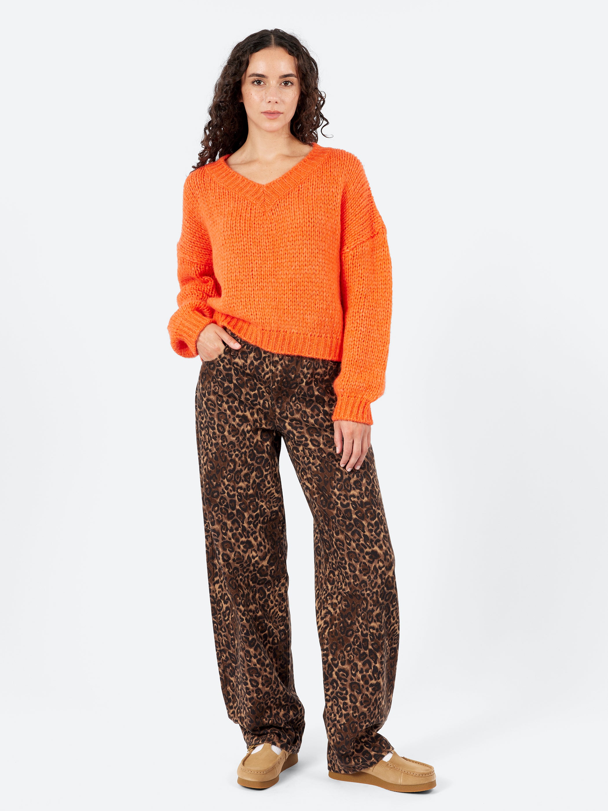 Alpaca V-Neck Sweater