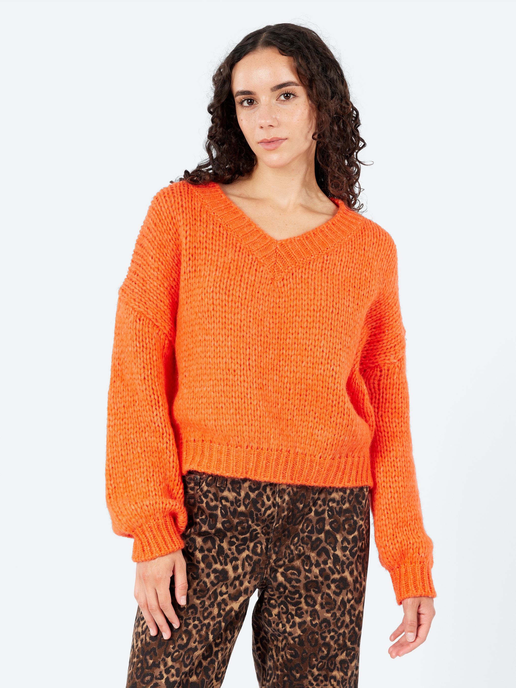 Alpaca V-Neck Sweater