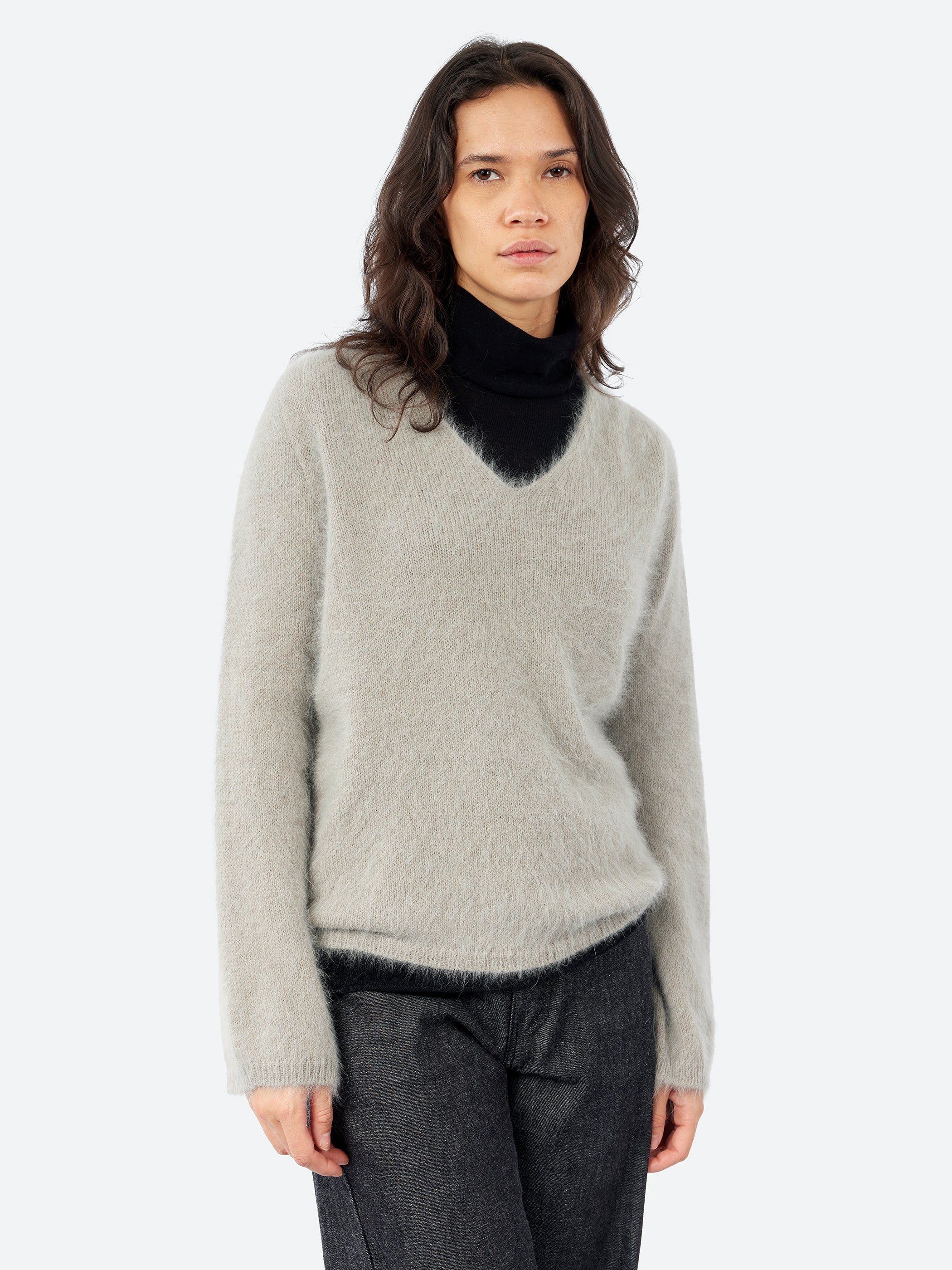 Angora Comfy V-Neck