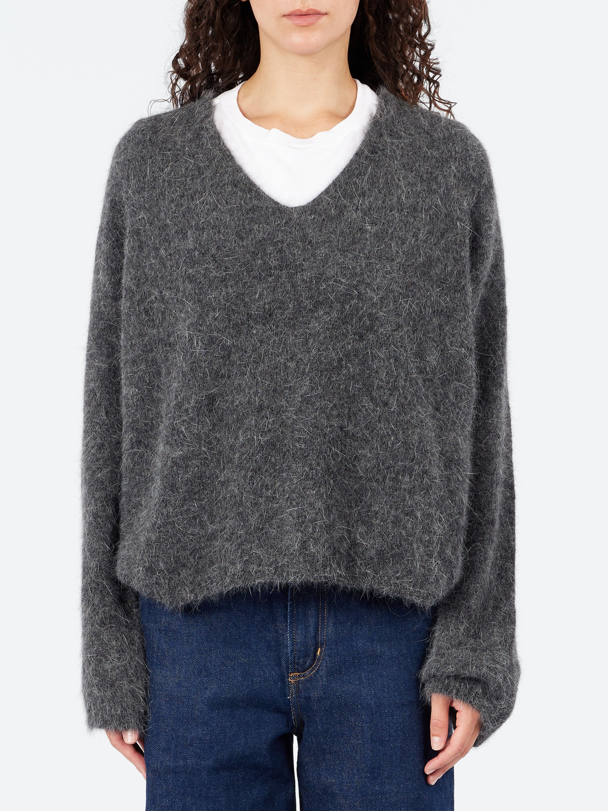 Angora Comfy V-Neck