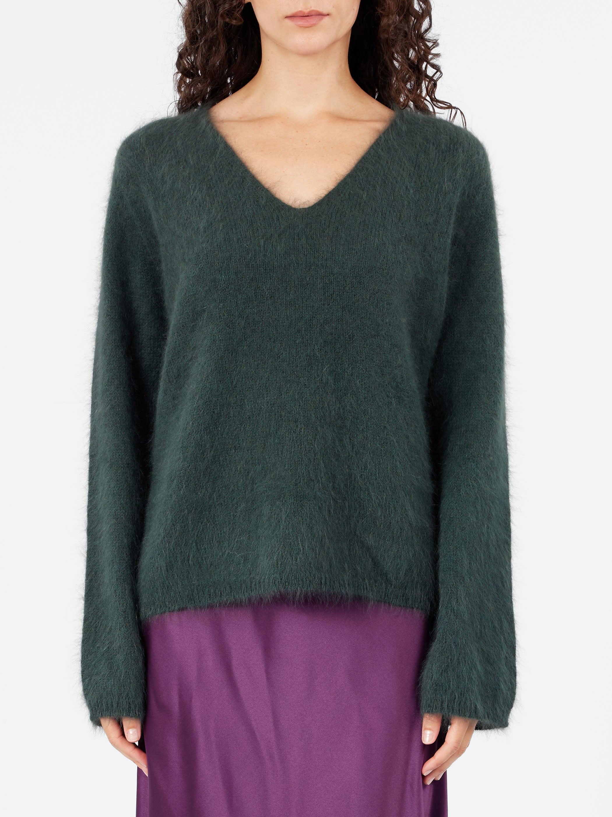 Angora Comfy V-Neck