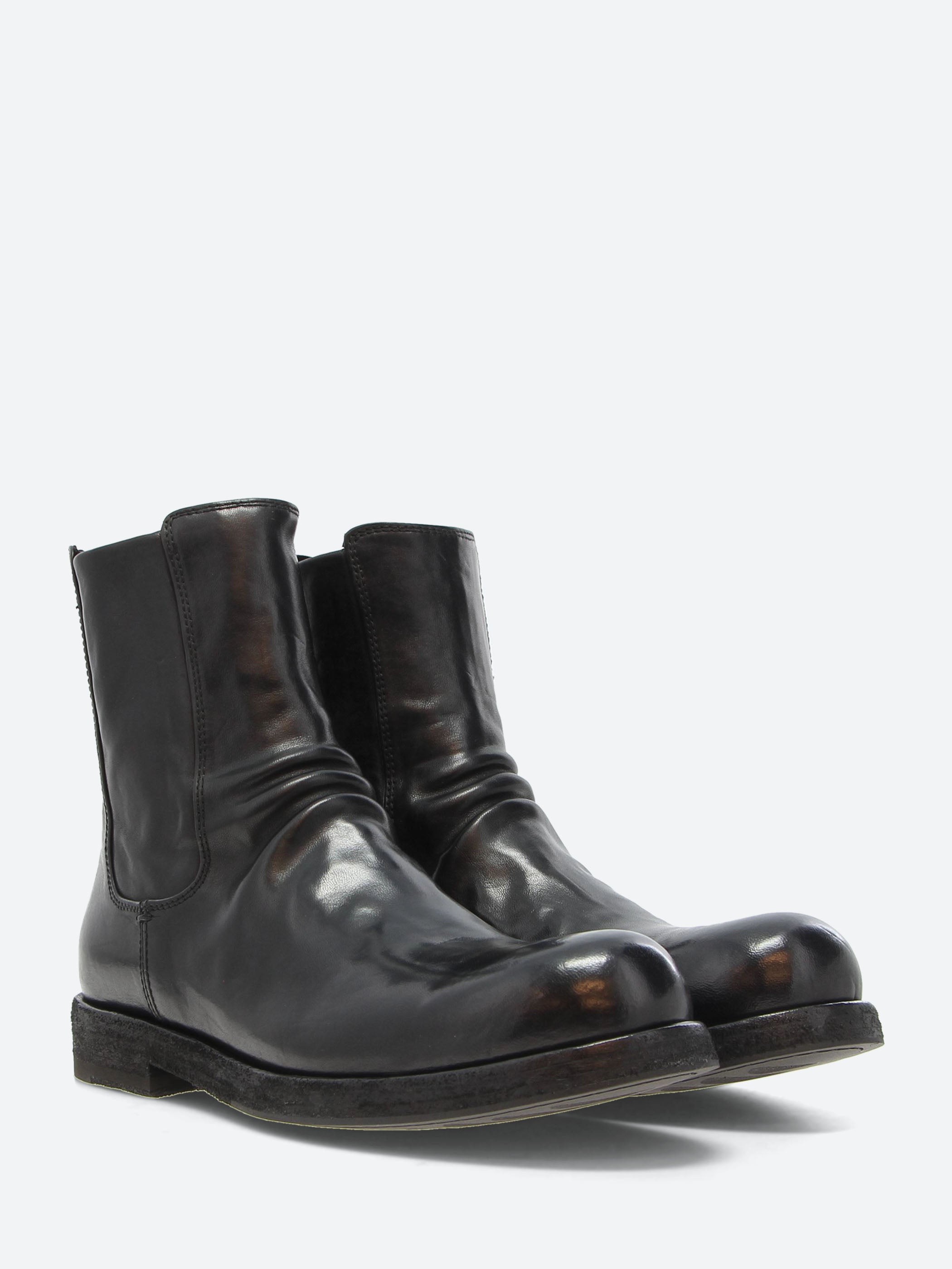Officine Creative - Legrand 229 Zip Boots in Nero Ignis – gravitypope