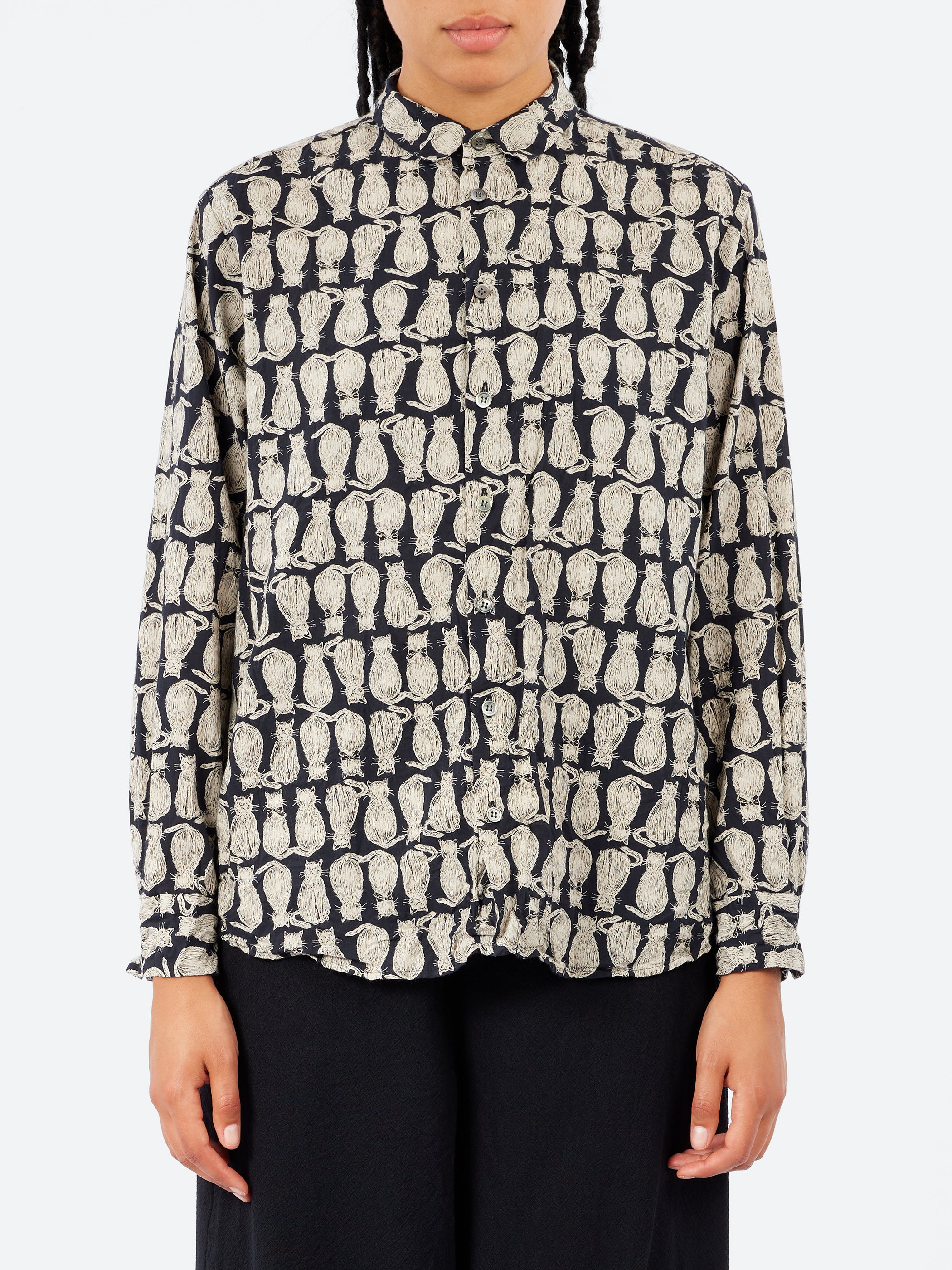 Cat Patrol Print Shirt
