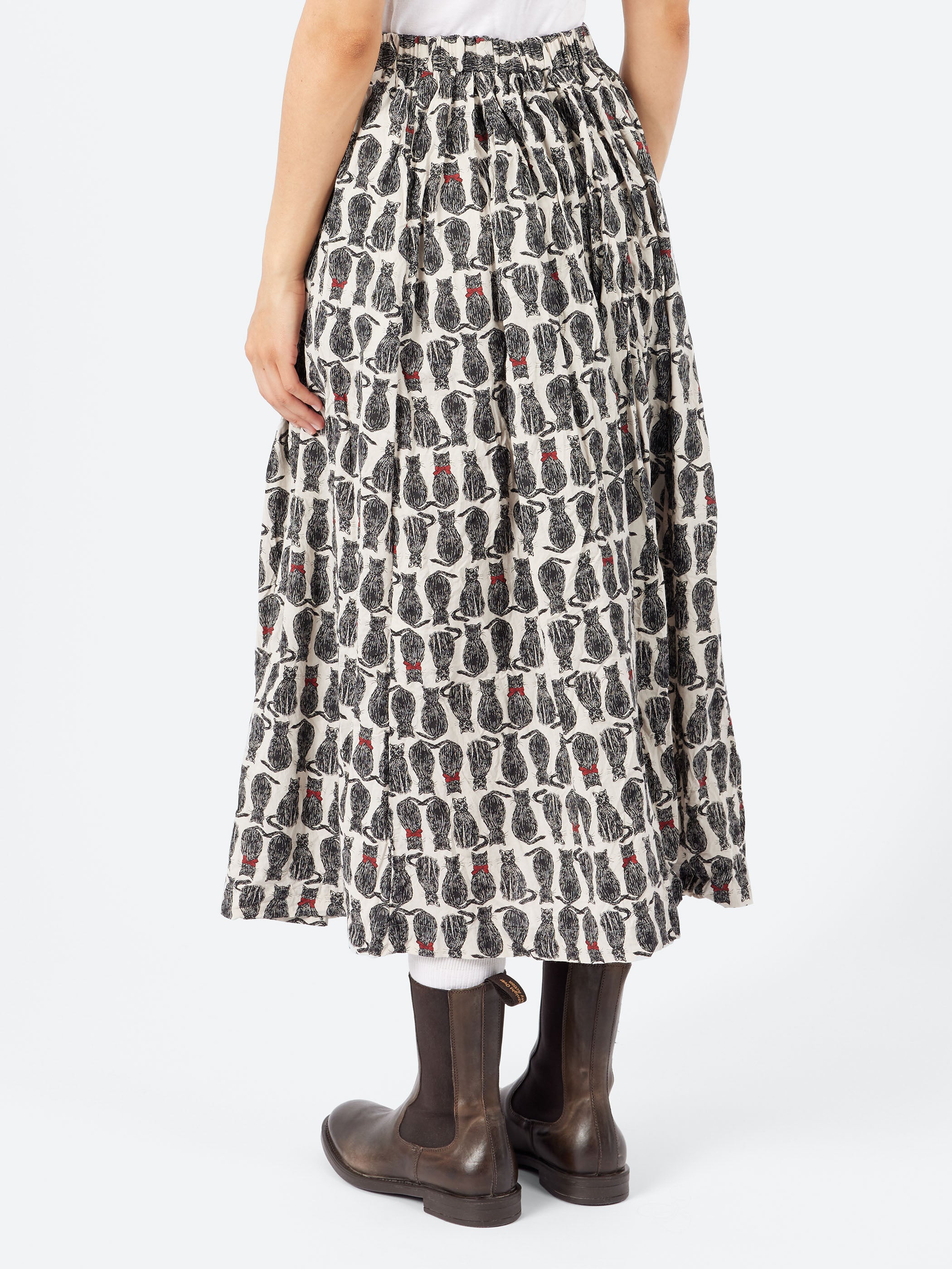 Cat Patrol Print Skirt