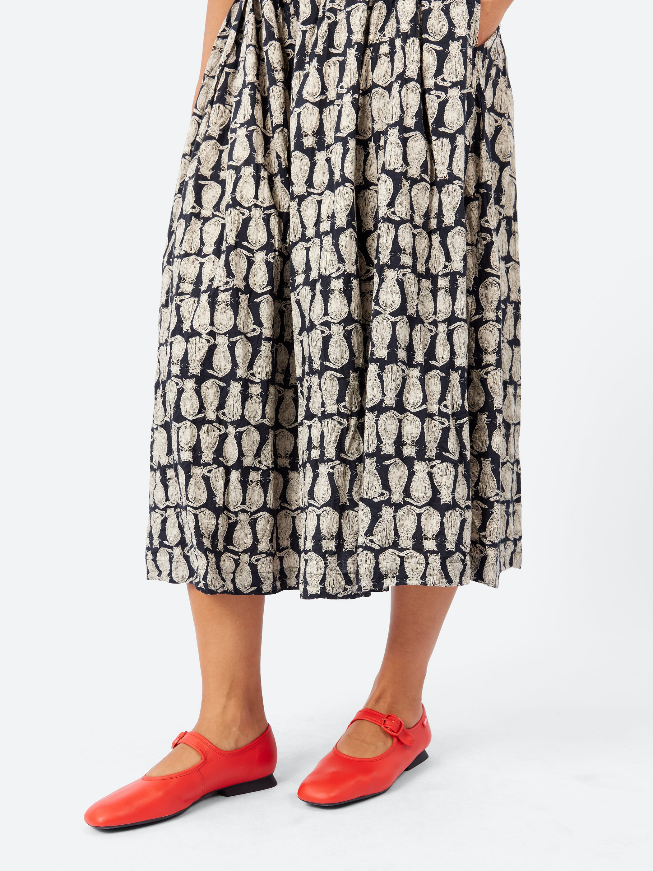 Cat Patrol Print Skirt