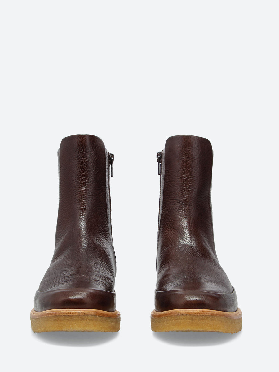 Scarpe Uomo Pelle Nera FRAU 09L2 DESERT BOOT IN PELLE CON SUOLA XL® NERO - DM CALZATURE Polacchino Uomo - 13