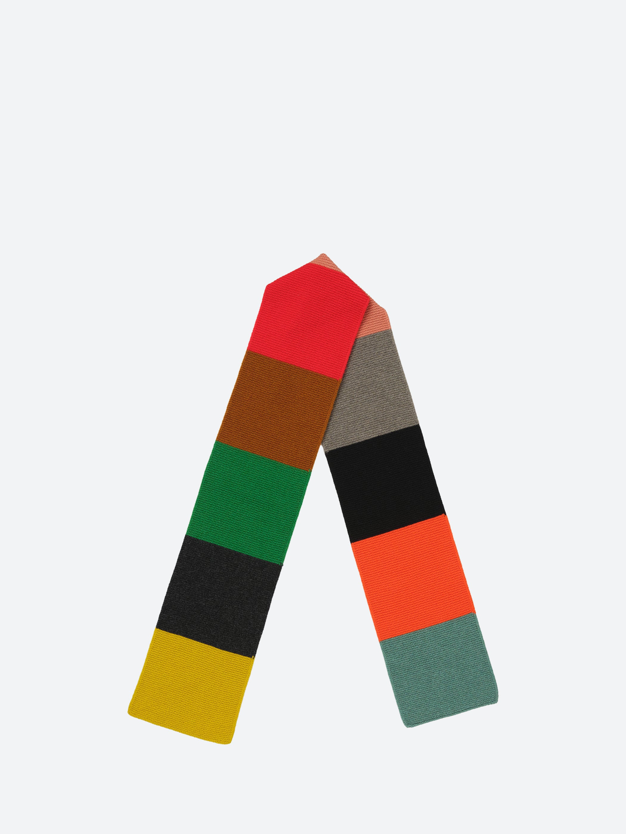 Colorblock Garter Stitch Scarf