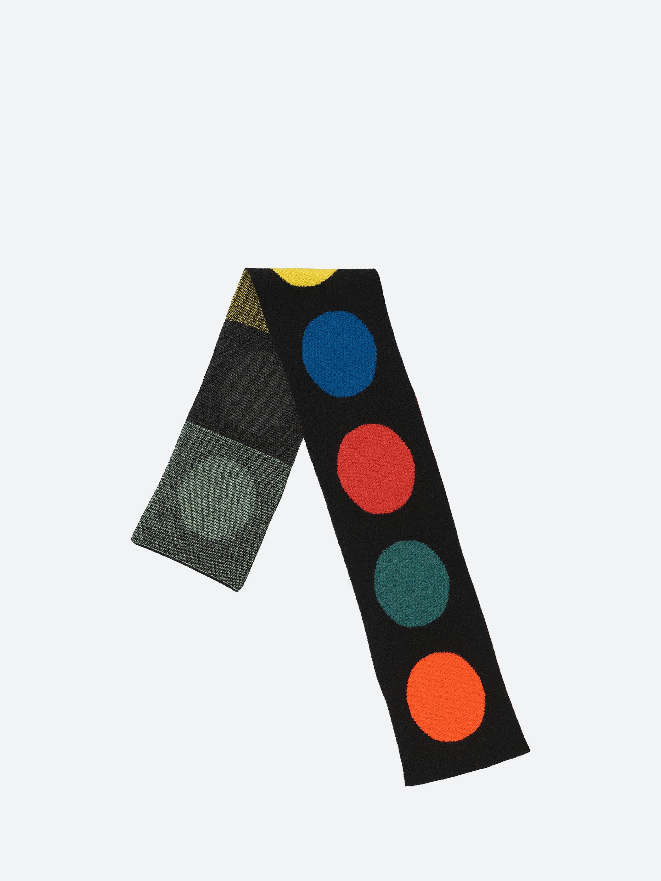 Small Multicolor Spot Scarf