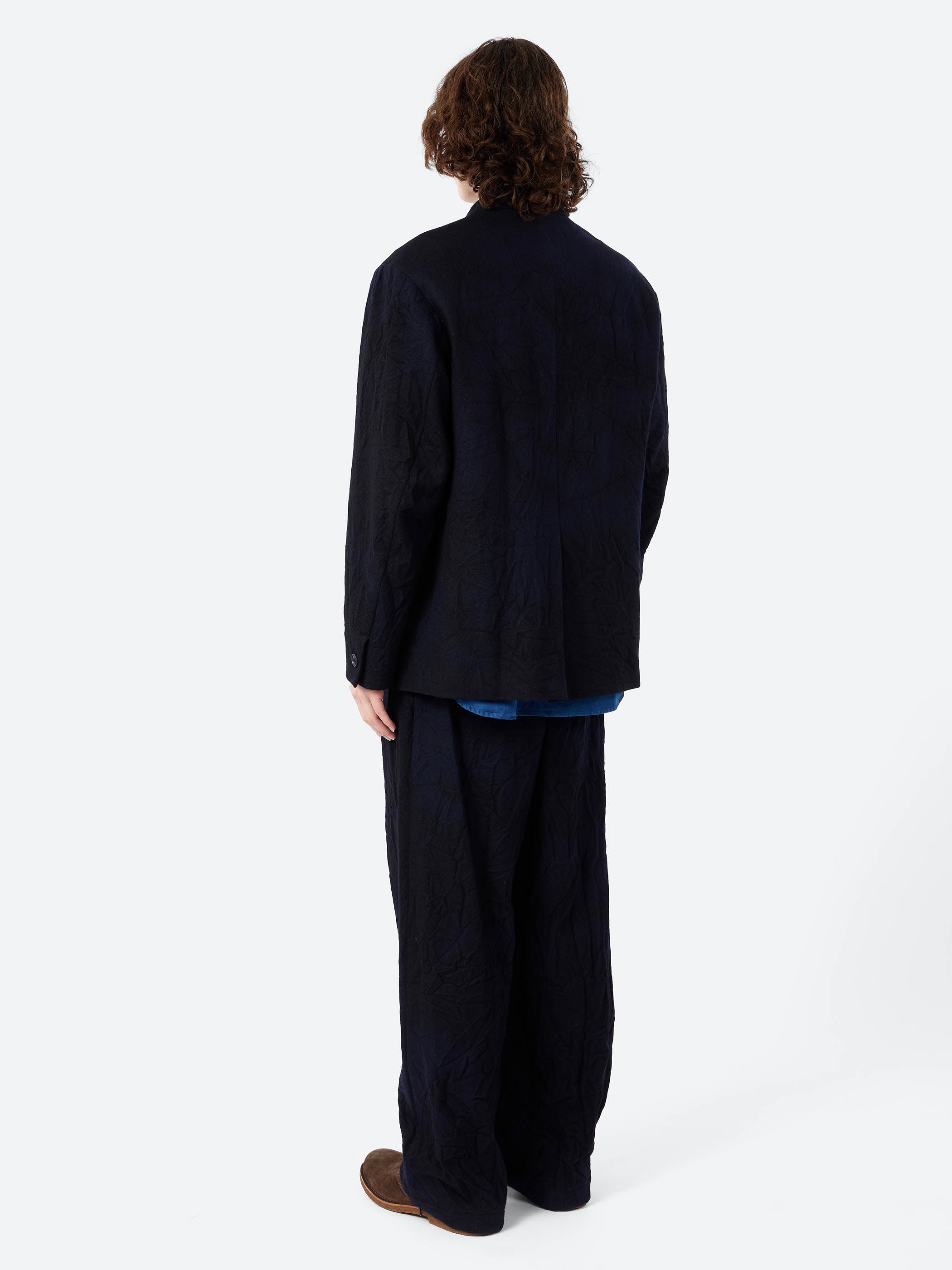ジャケット・アウター  Chineseexclusive jacket navyblue Blue Blue Japan - Stand Up Collar Jacket in Dark Navy – gravitypope