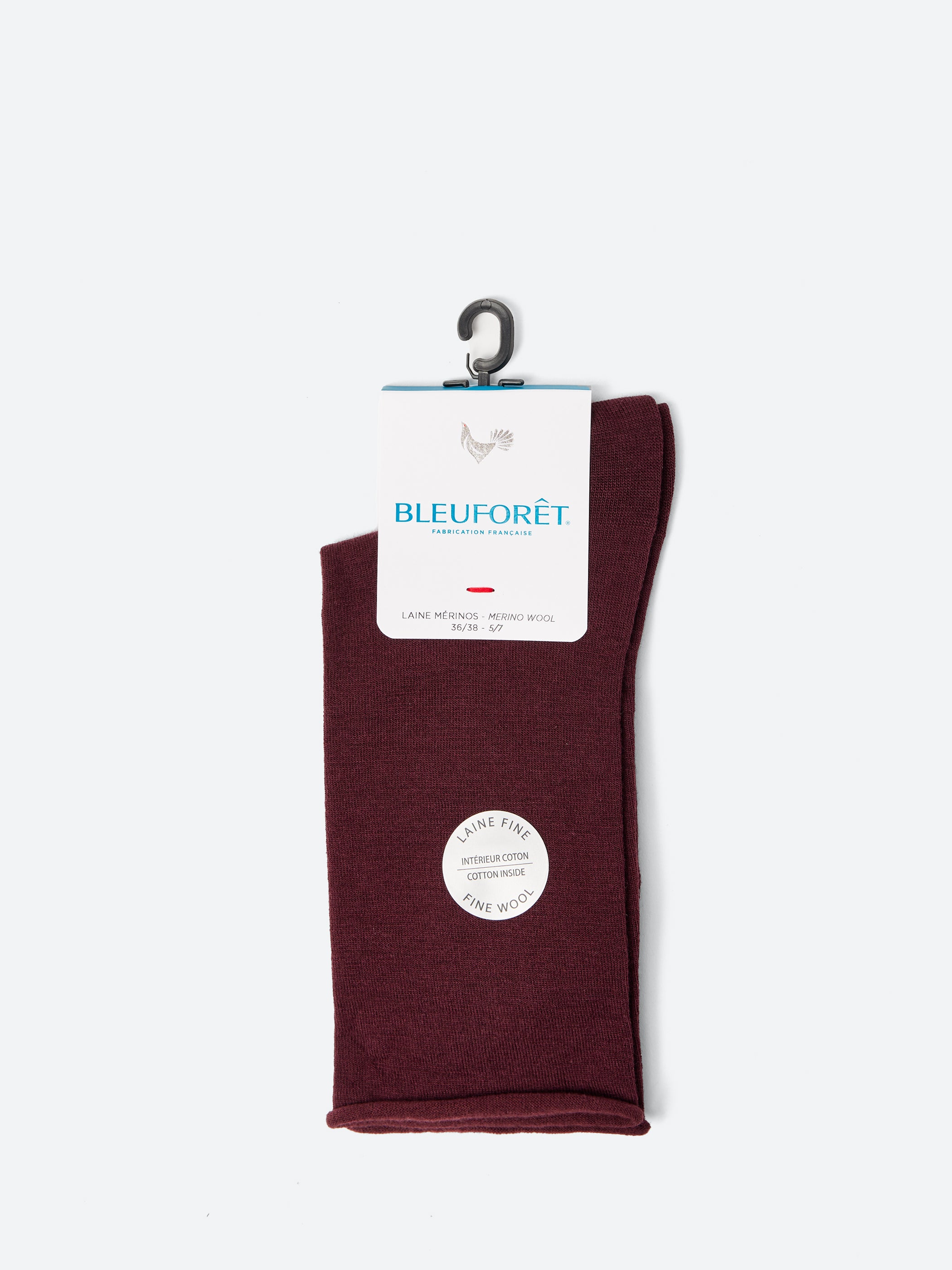 Roll Top Wool Sock