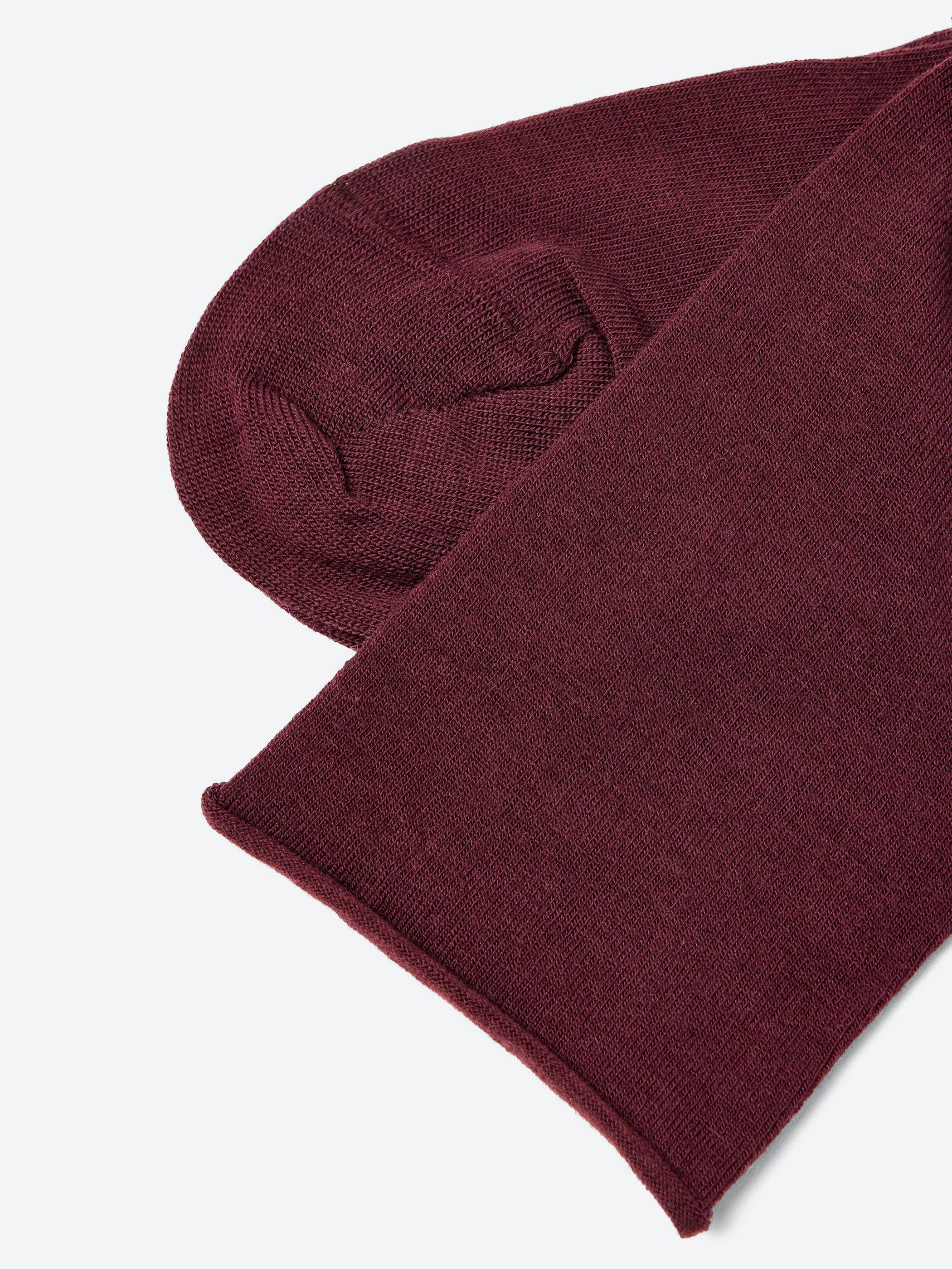 Roll Top Wool Sock