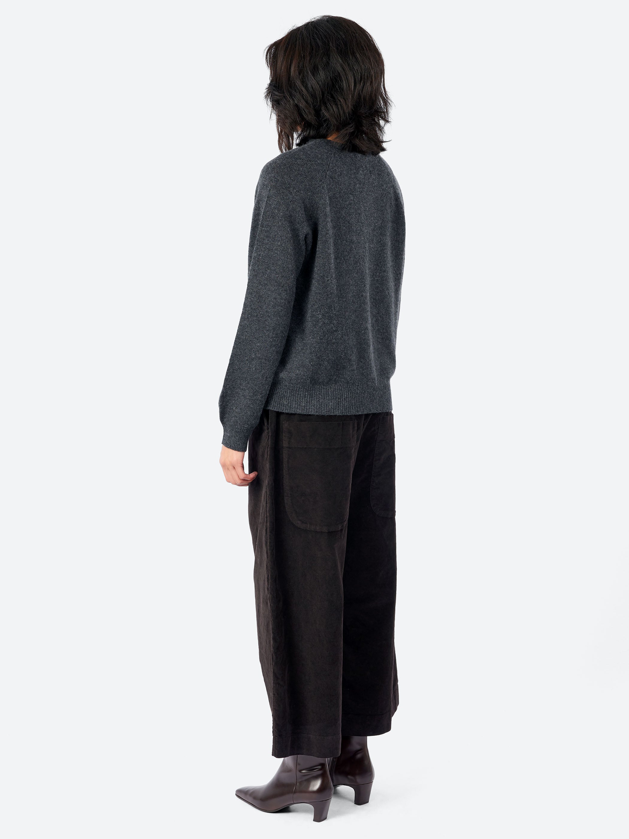 Crop Crew Cashmere Sweater