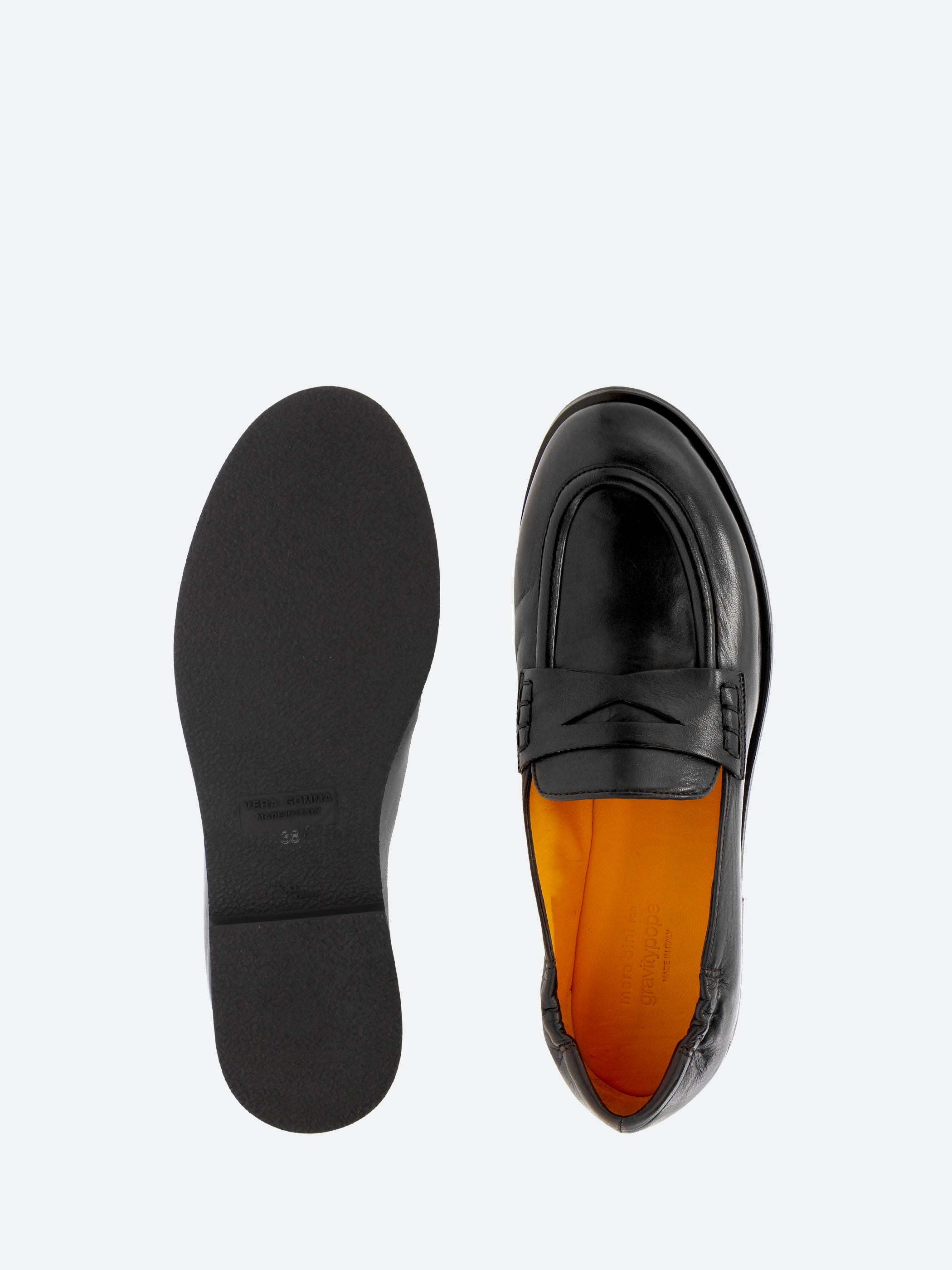 Mara Bini - Sally Loafers in Nero Seta – gravitypope