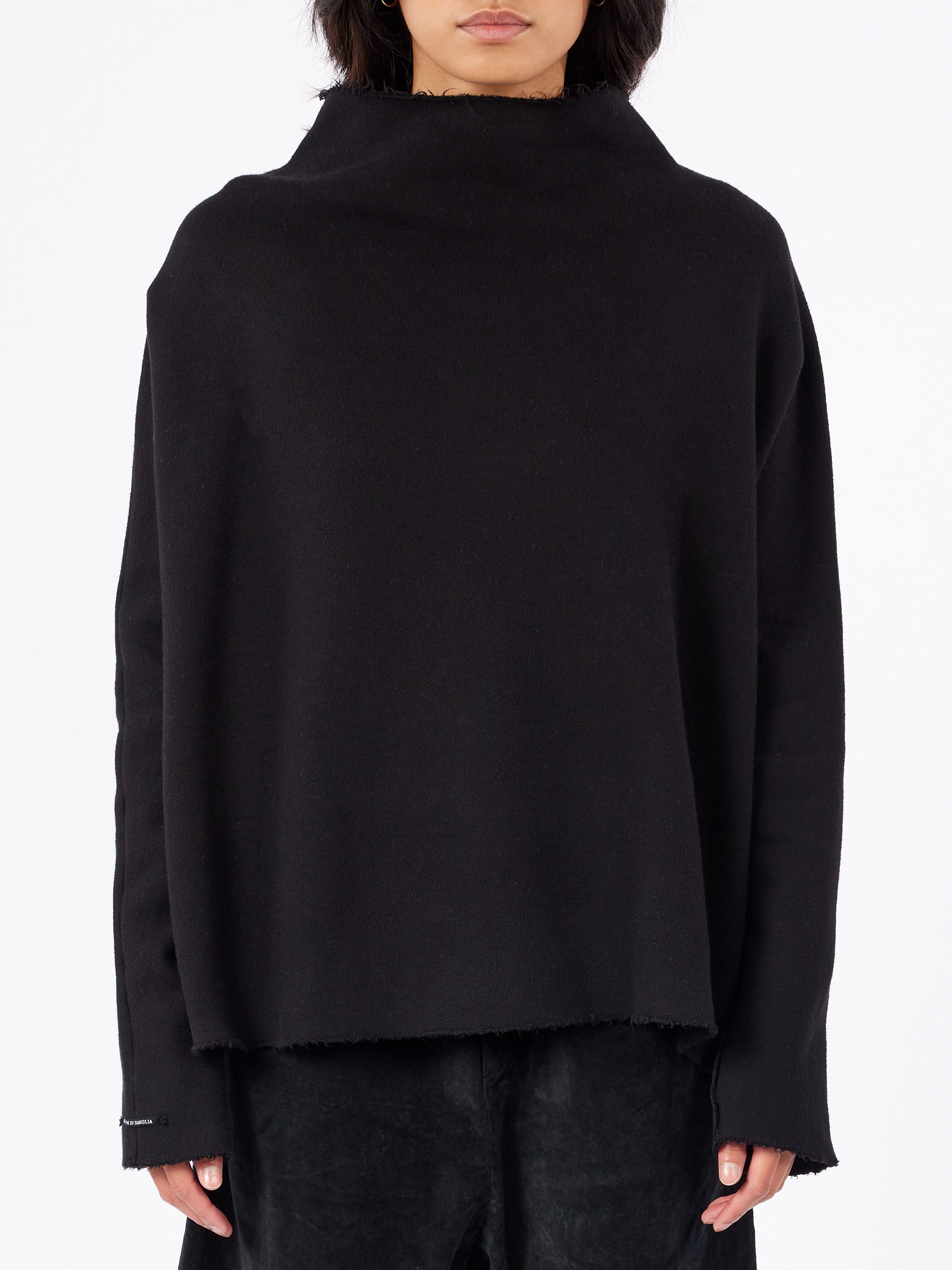 Soft High Neck Sweatshirt