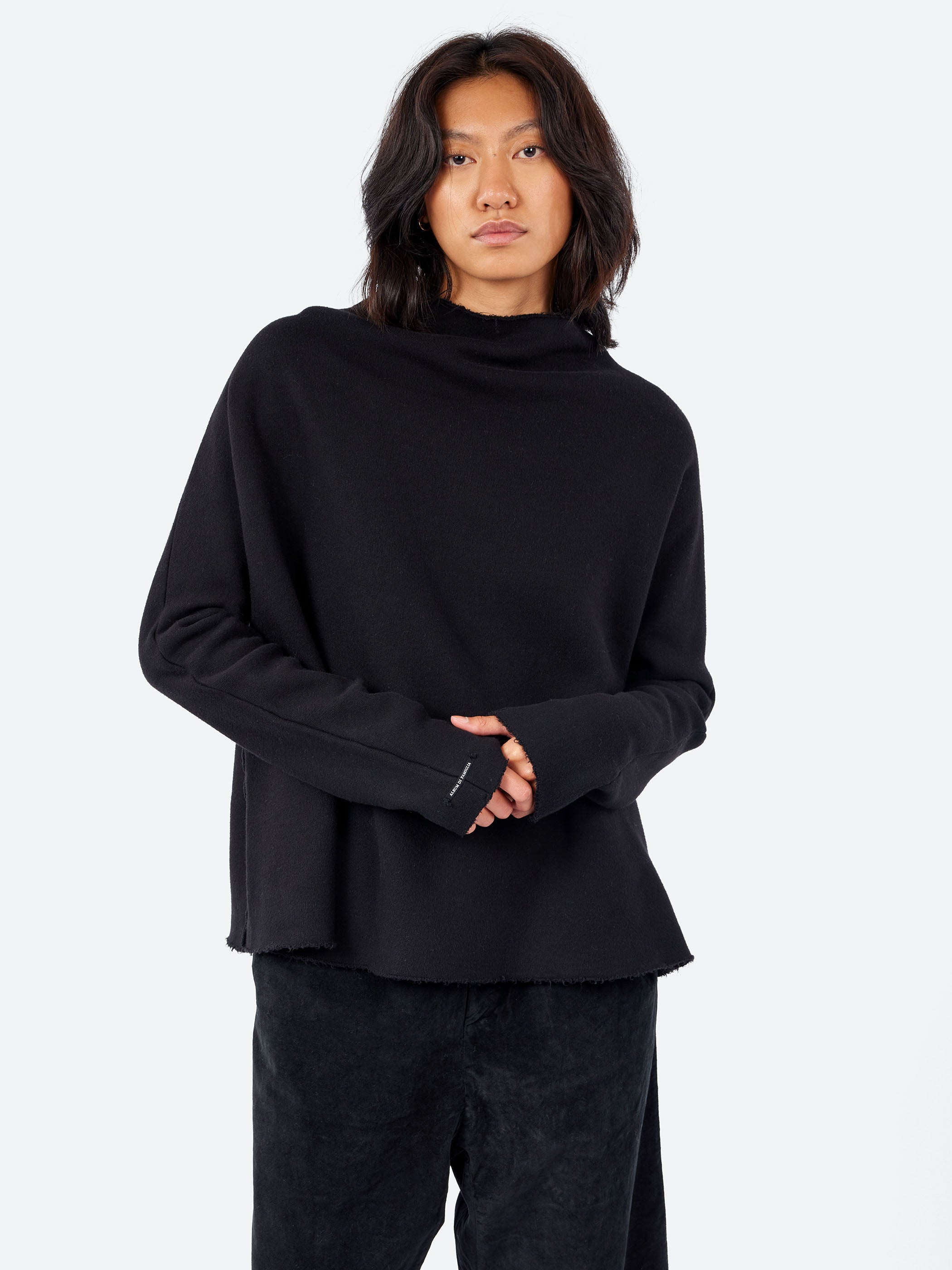 Soft High Neck Sweatshirt