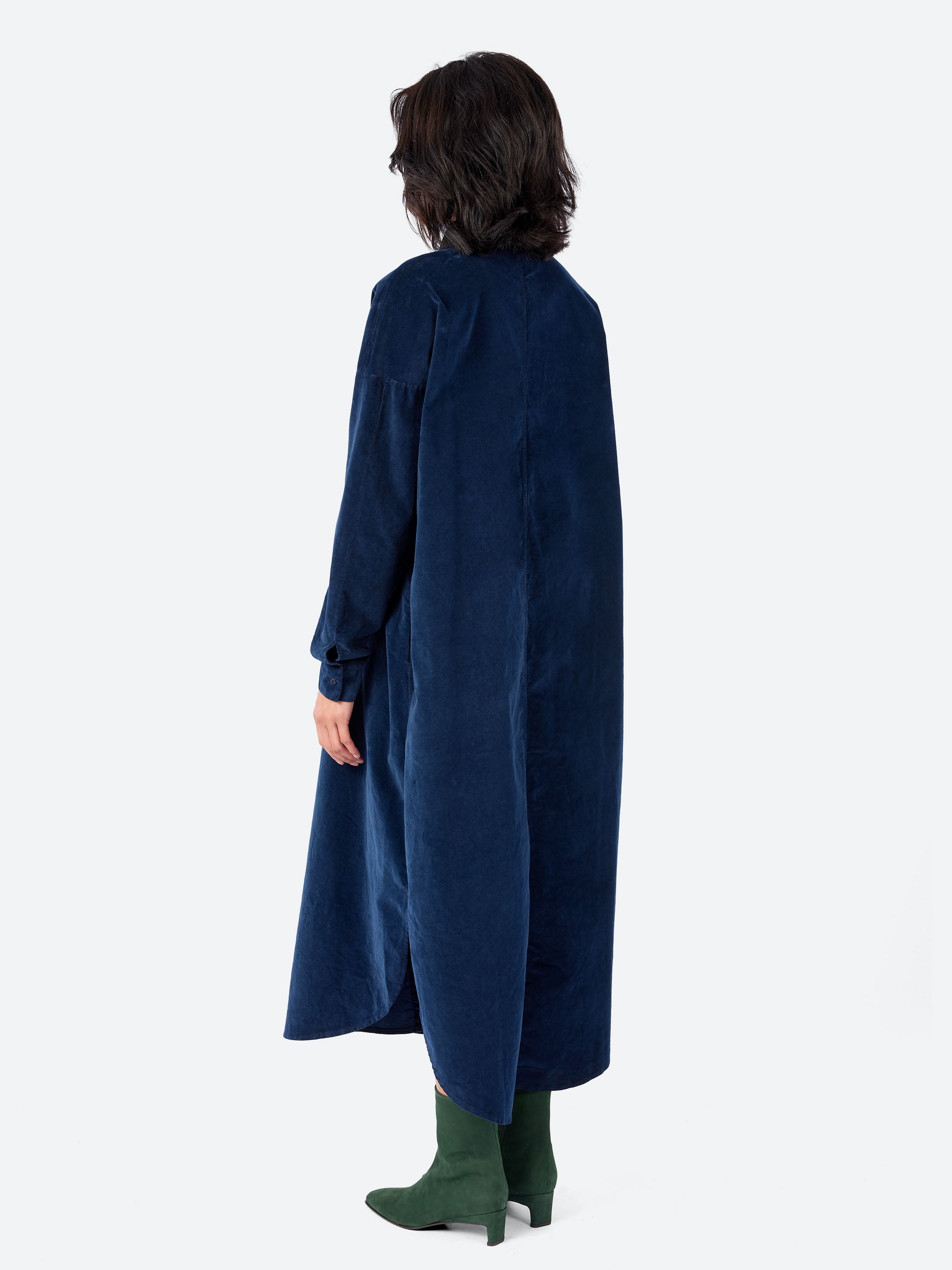 Album di Famiglia - Long Shirt Dress in Ink – gravitypope