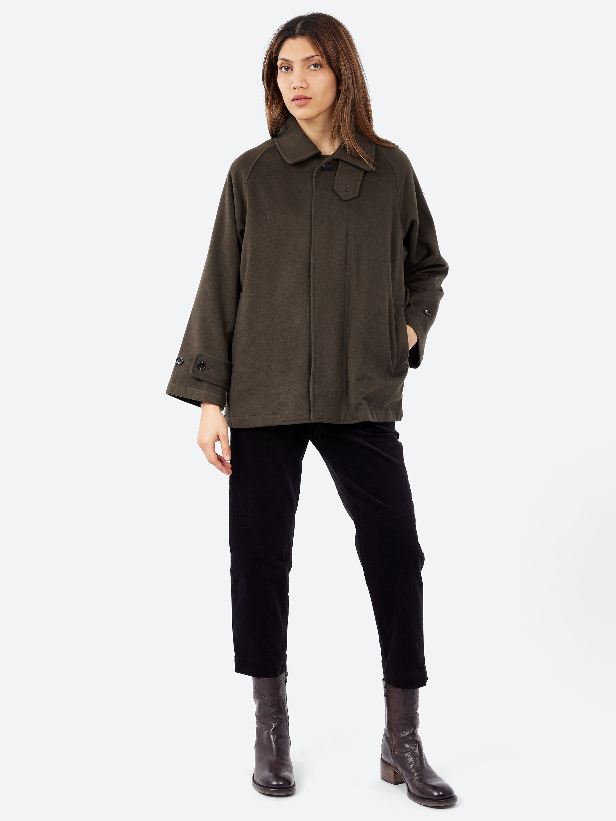 Toujours - Stadium Coat in Chestnut – gravitypope