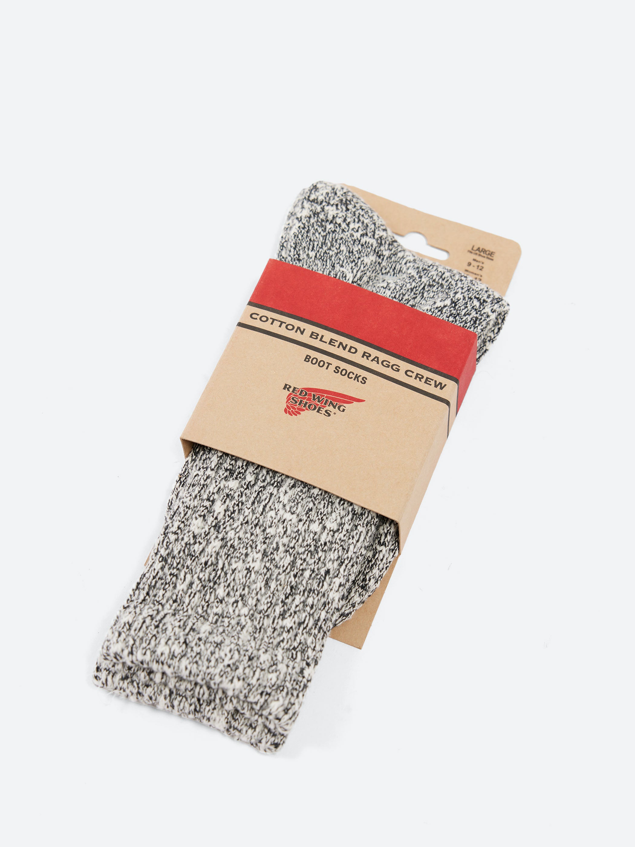 Cotton Blend Ragg Crew