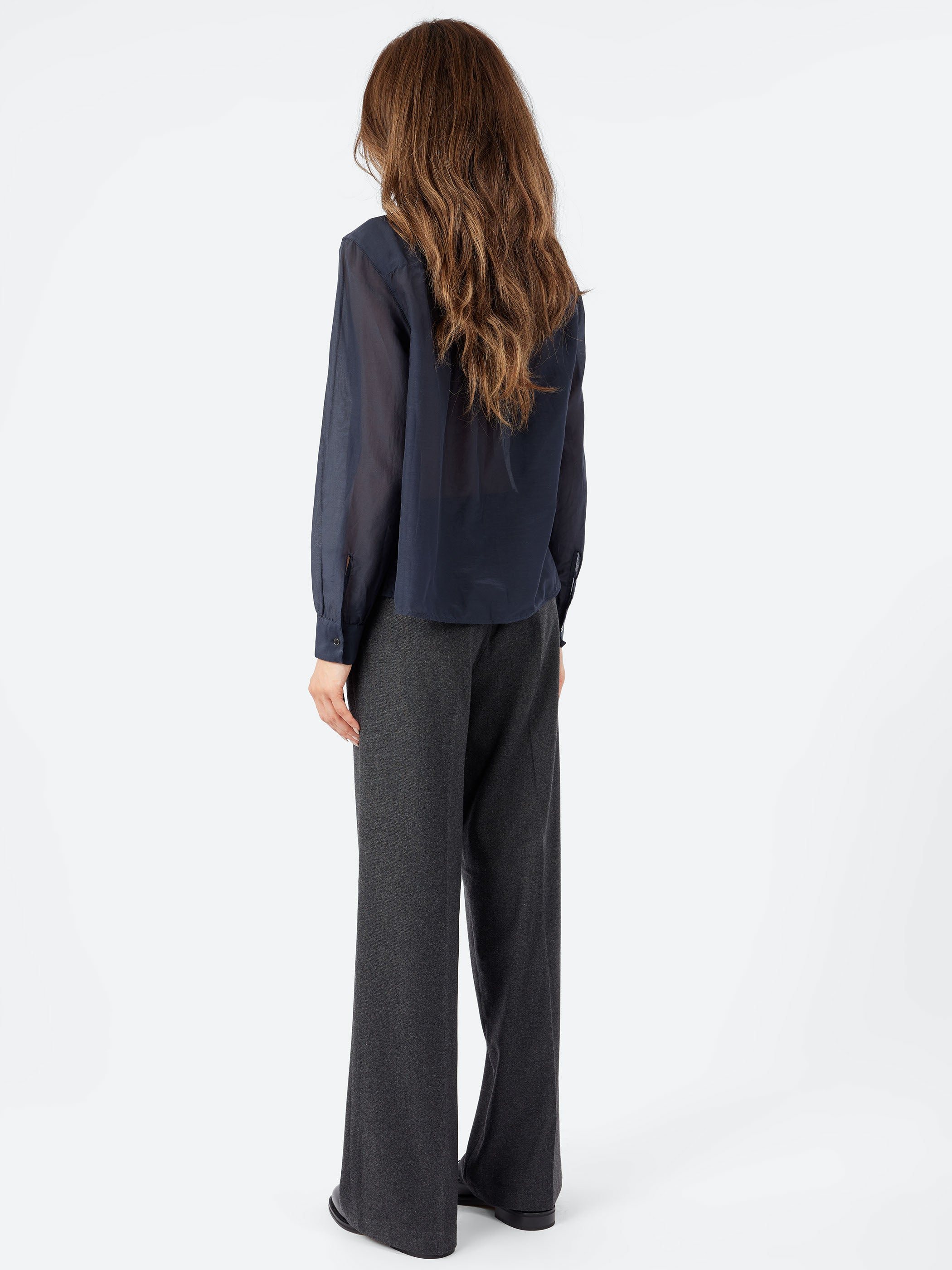 Ruffle Collar Shirt