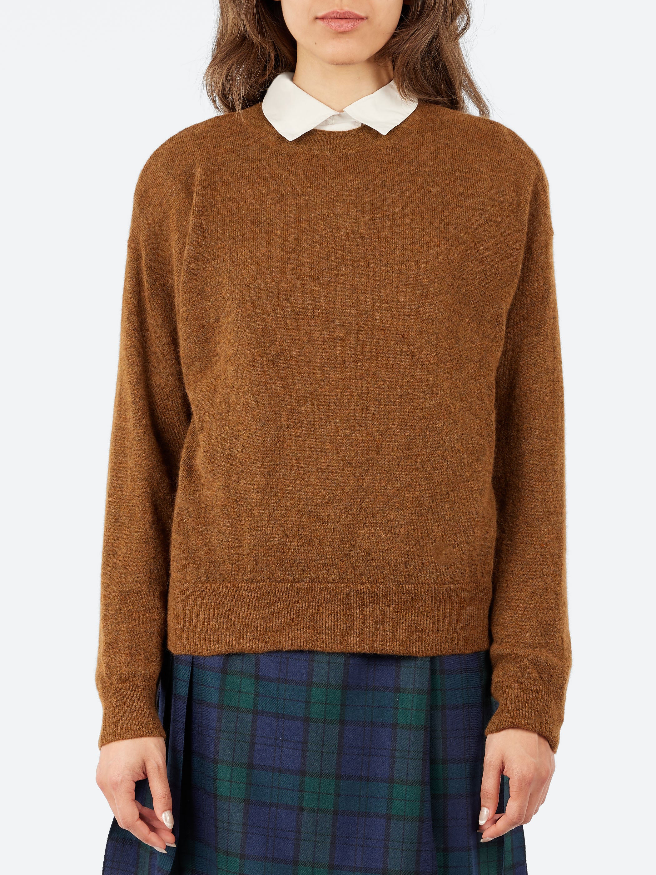 Fine-Knit Crew Neck