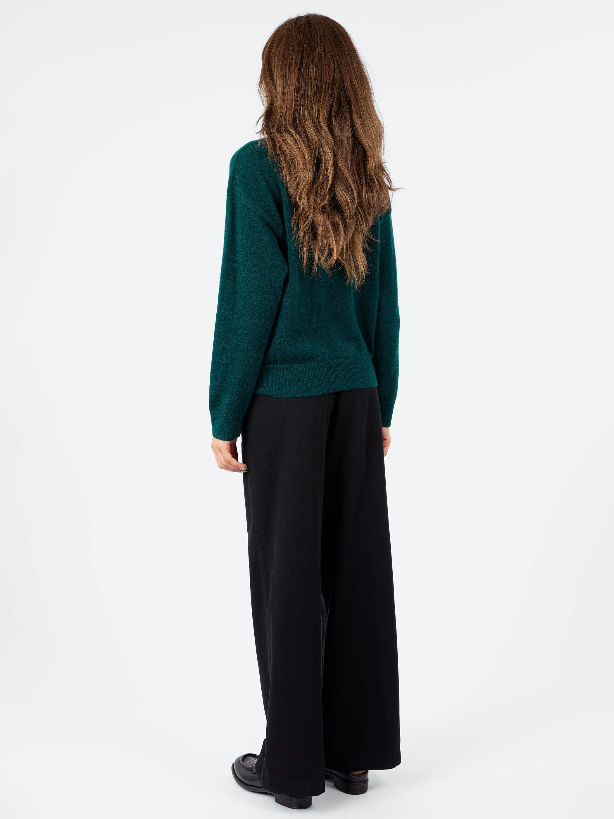 Fine-Knit Crew Neck