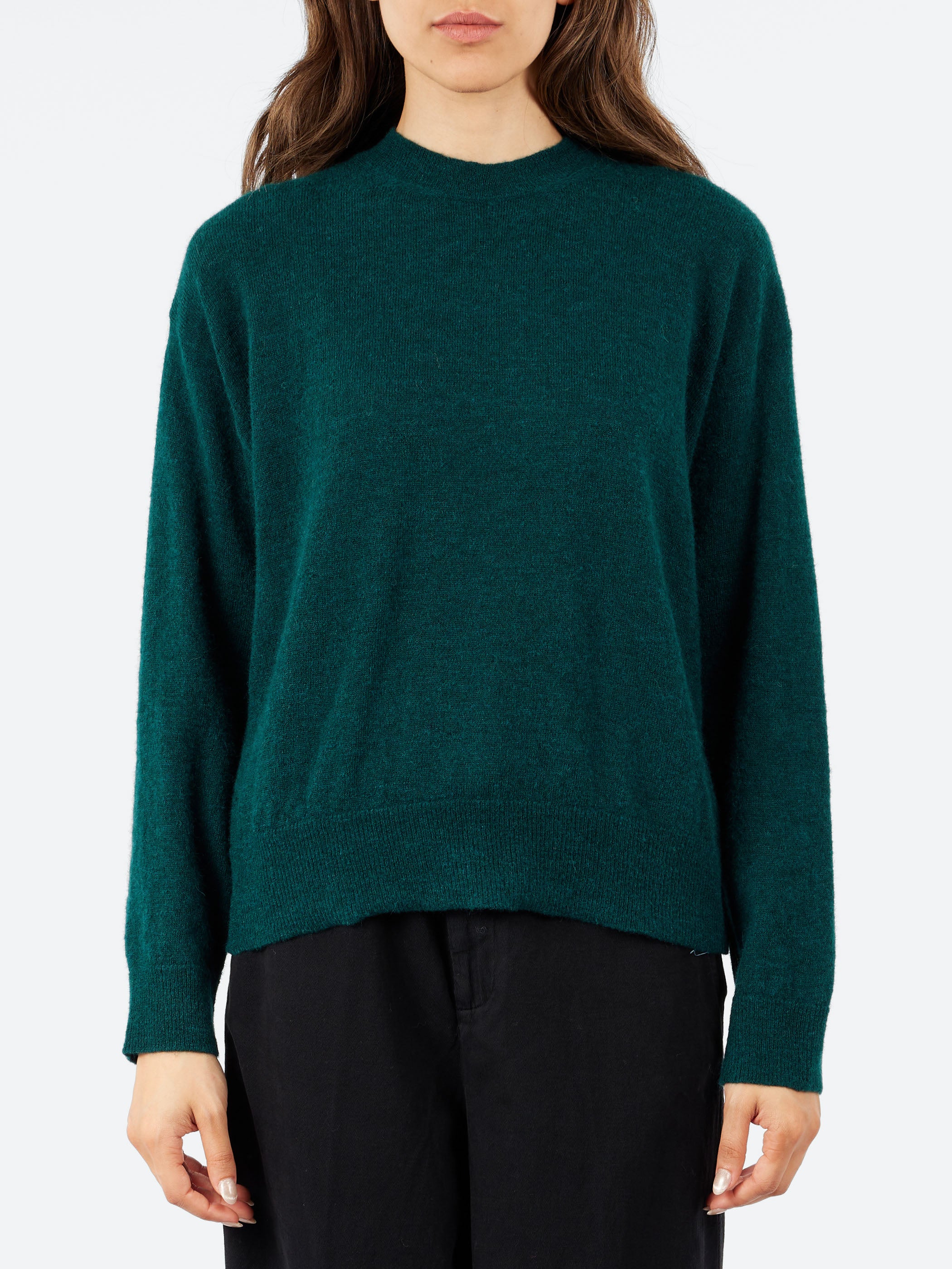 Fine-Knit Crew Neck