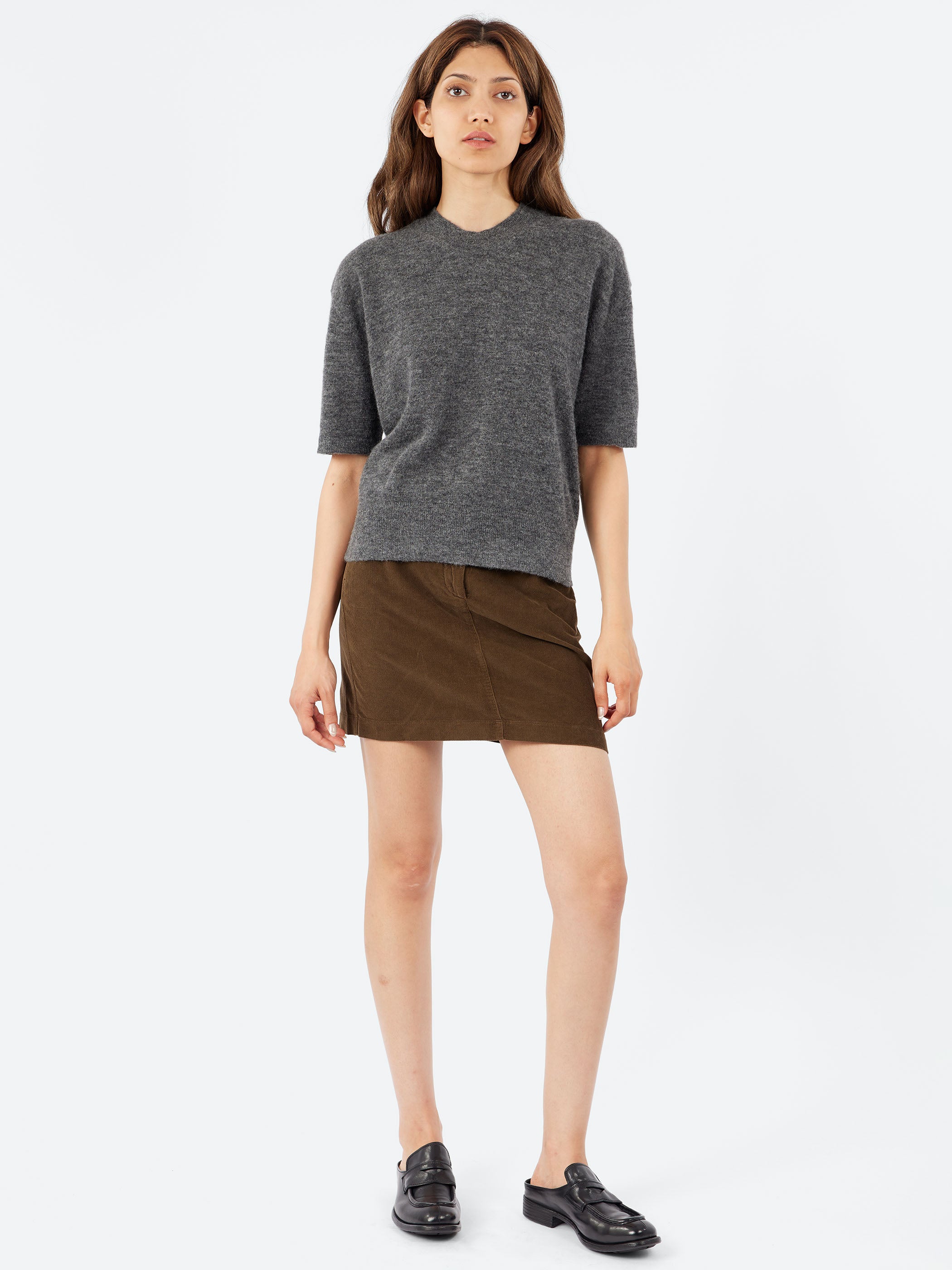 Fine-Knit Crew Neck