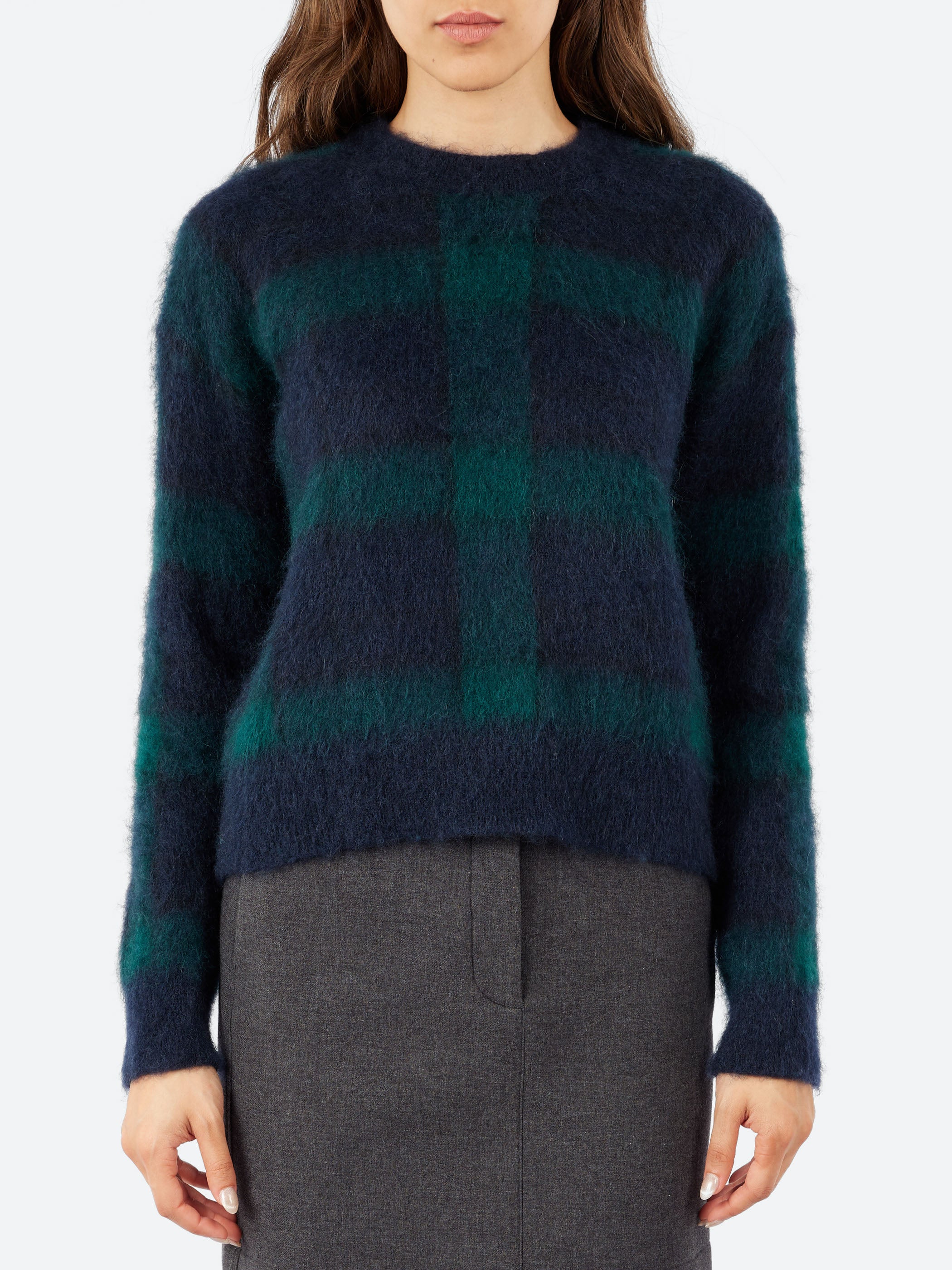 Jacquard Crew Neck