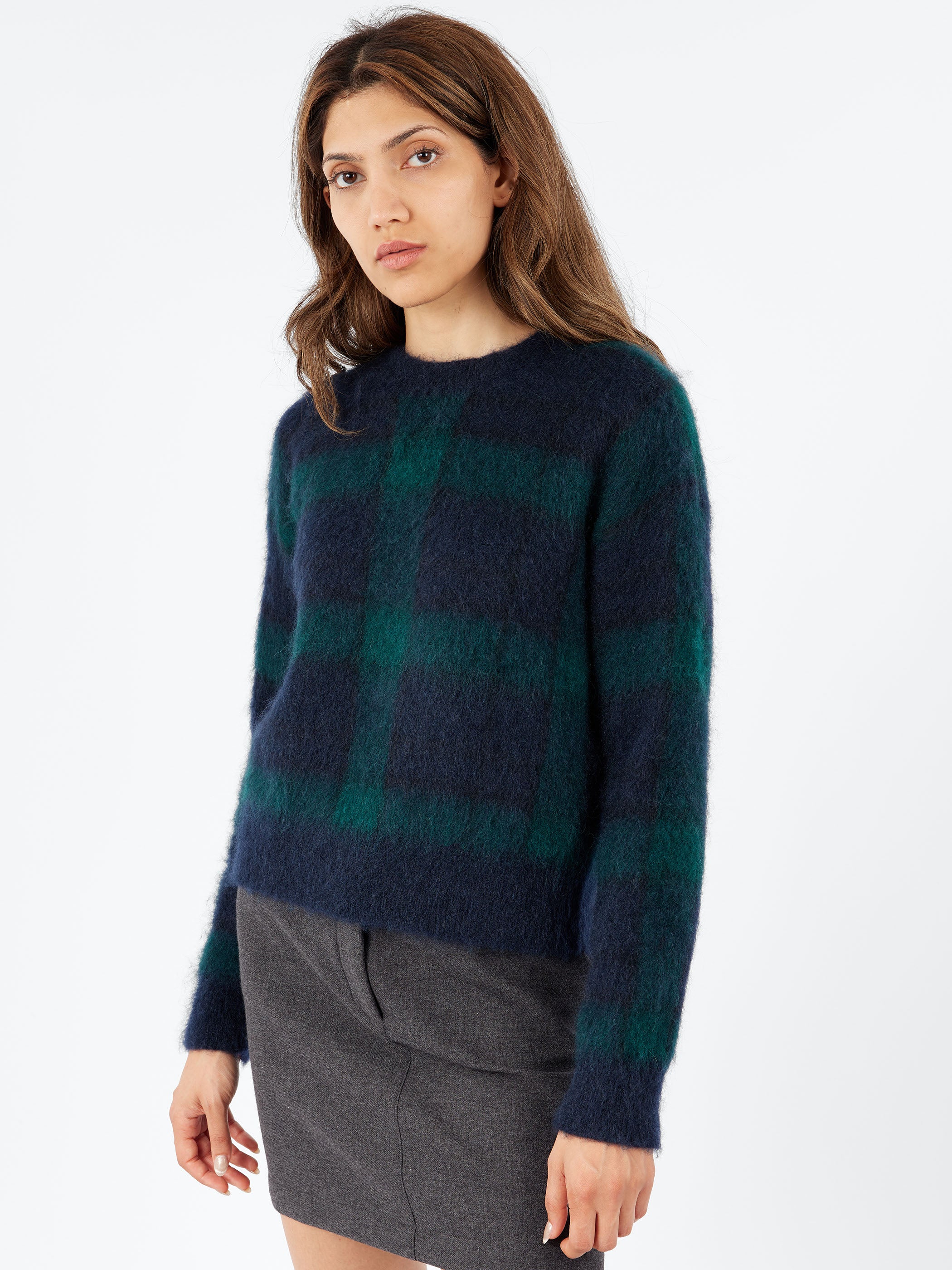 Jacquard Crew Neck