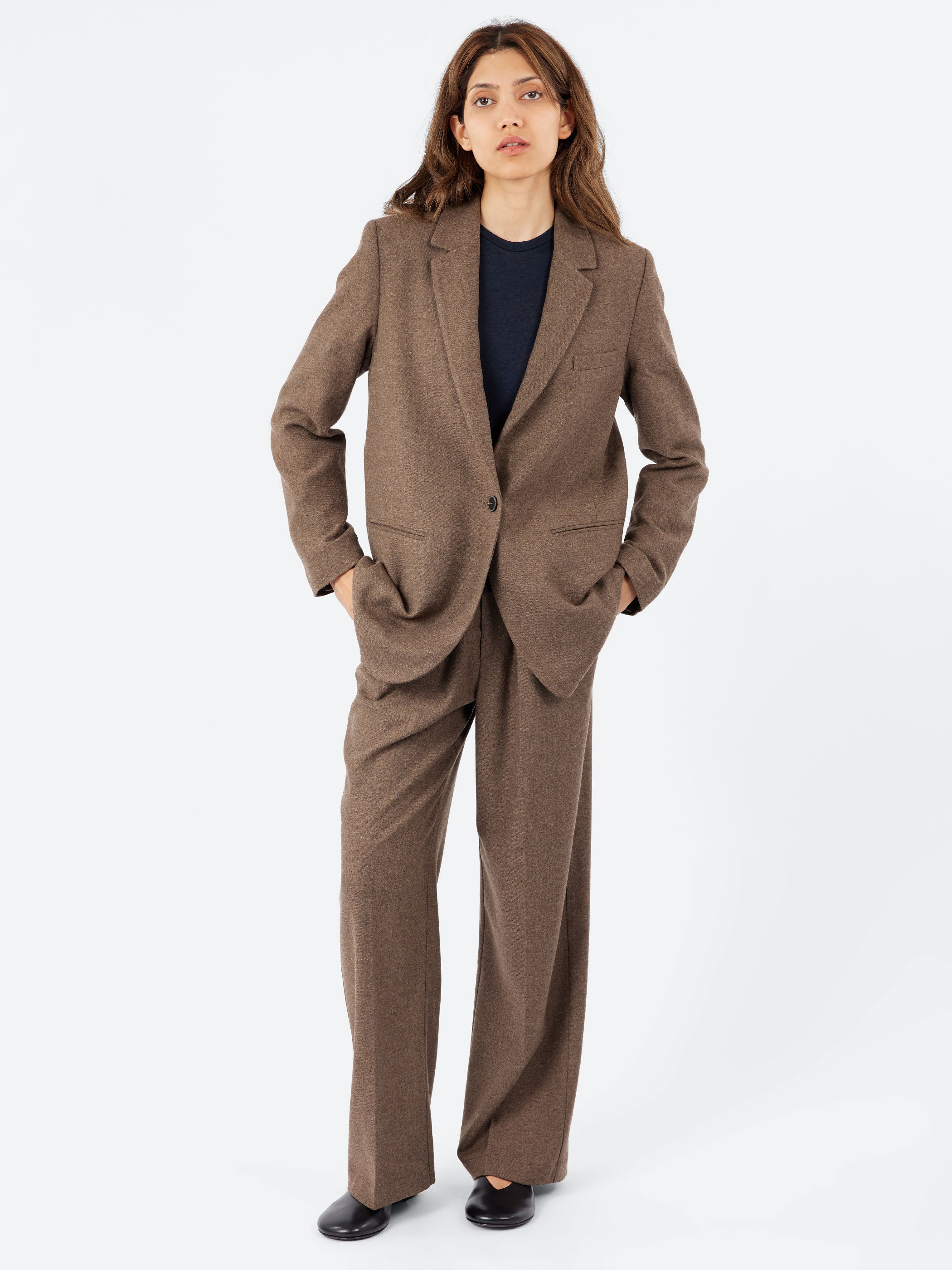 Soft-Fit Flannel Trousers