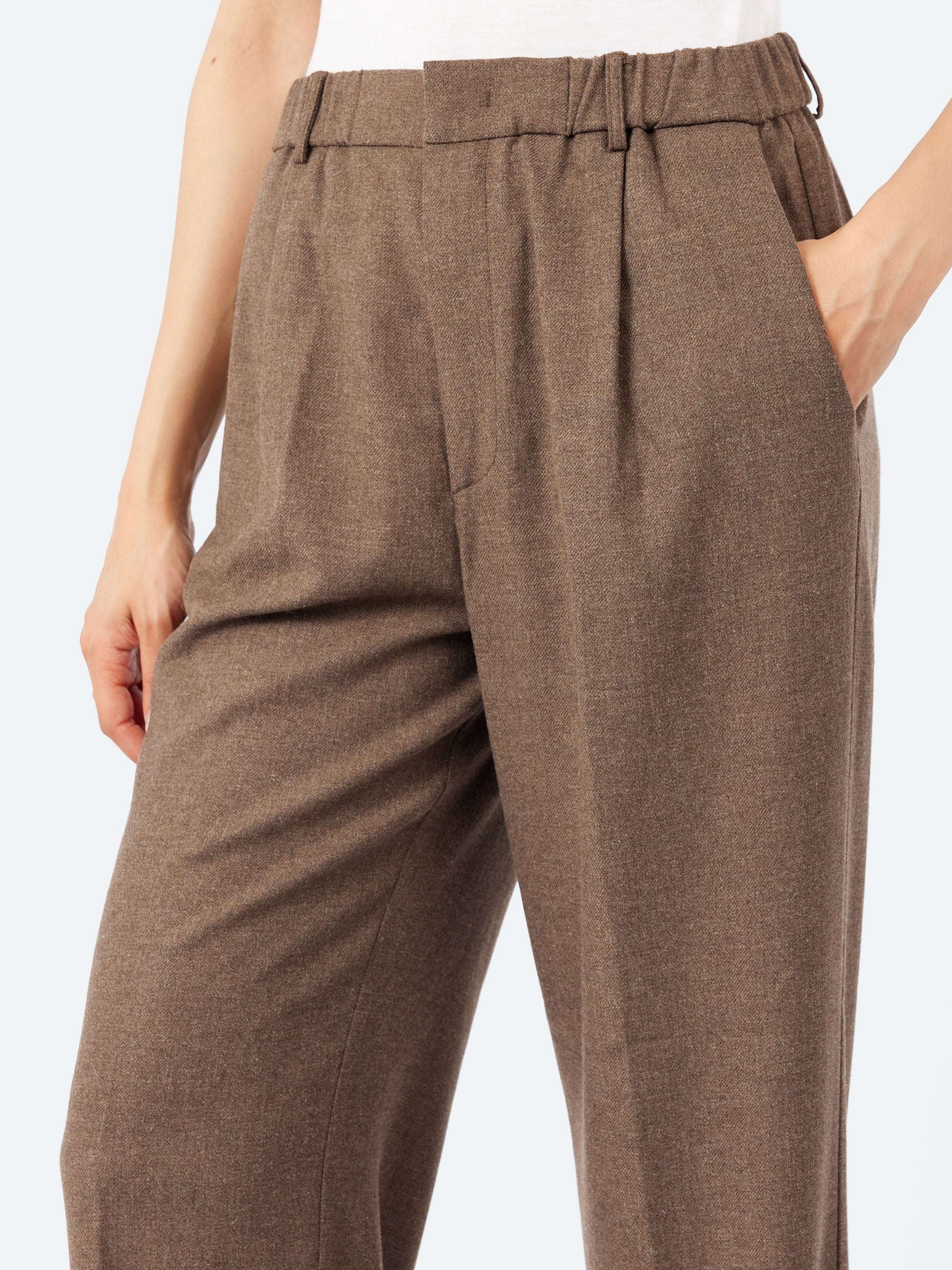 Soft-Fit Flannel Trousers
