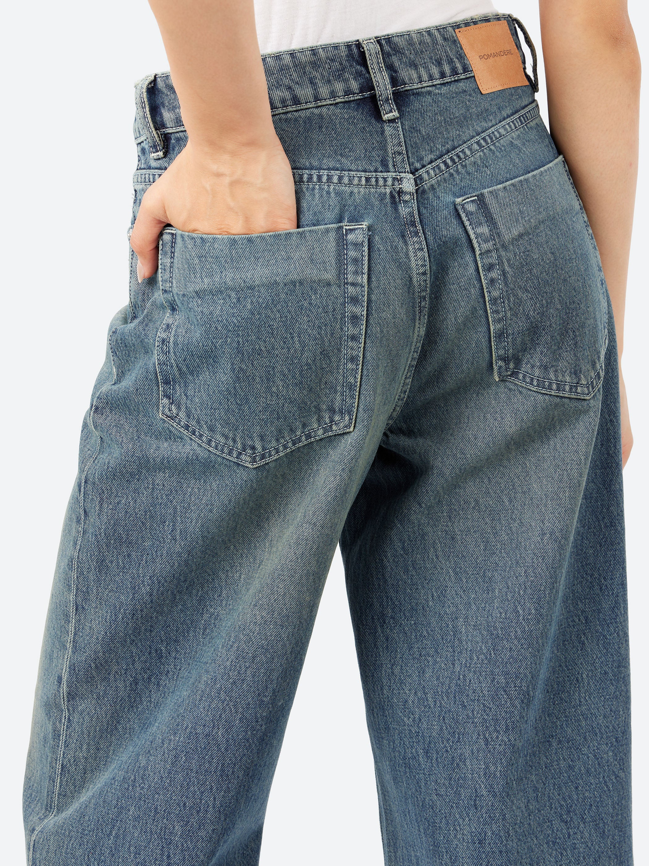 Five-Pocket Denim Trousers