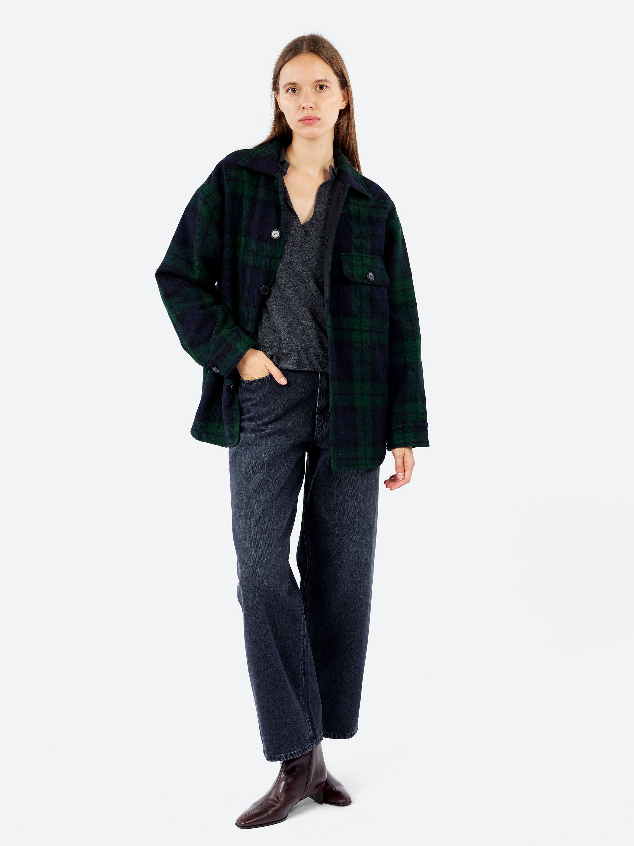 Tartan Shirt Jacket