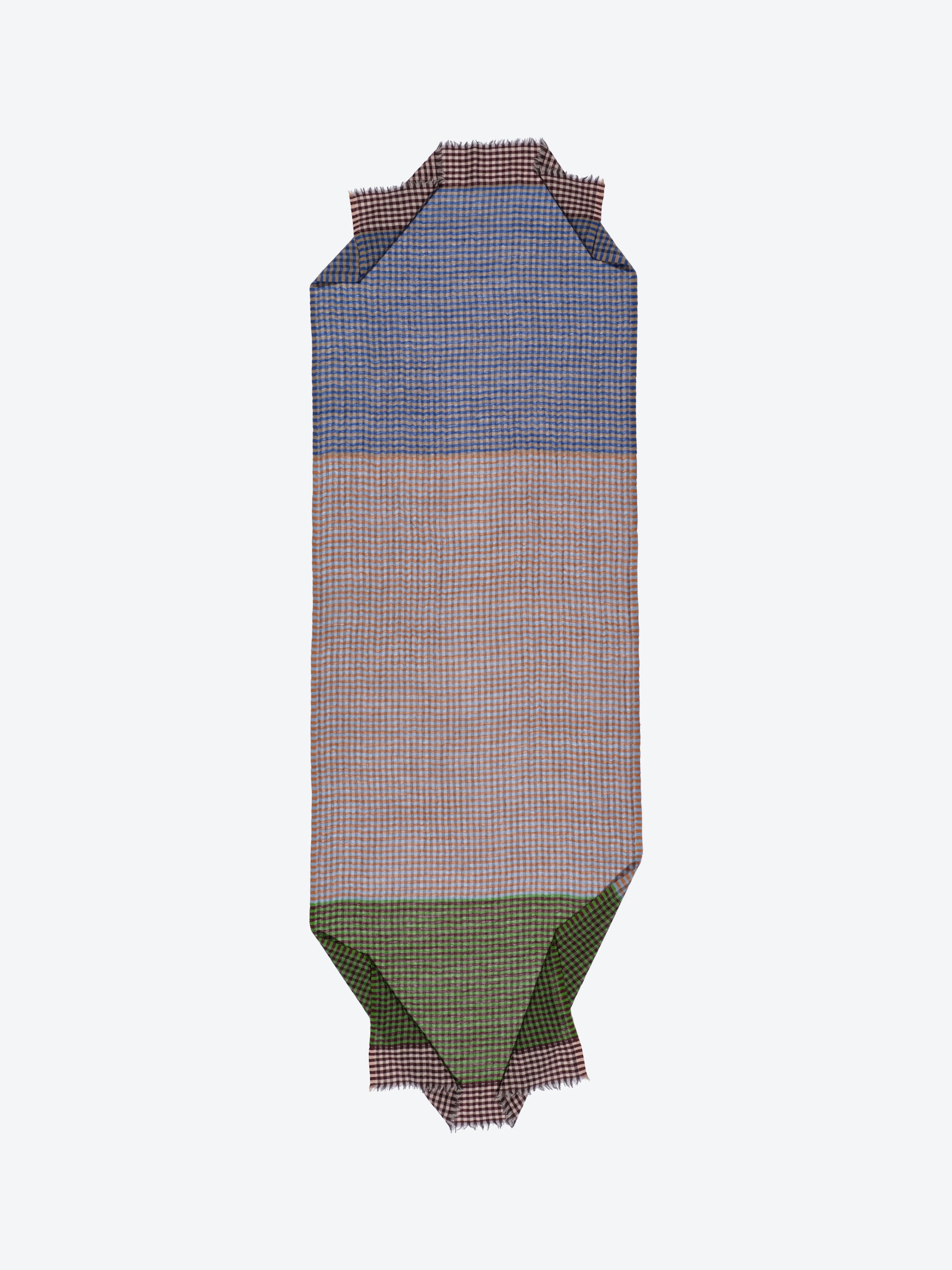 SW2522 Multi Check Scarf