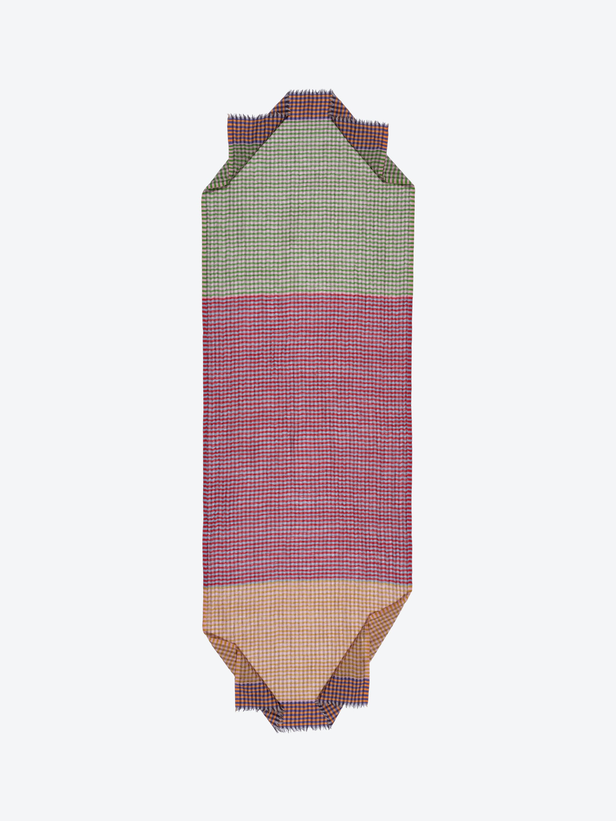SW2522 Multi Check Scarf