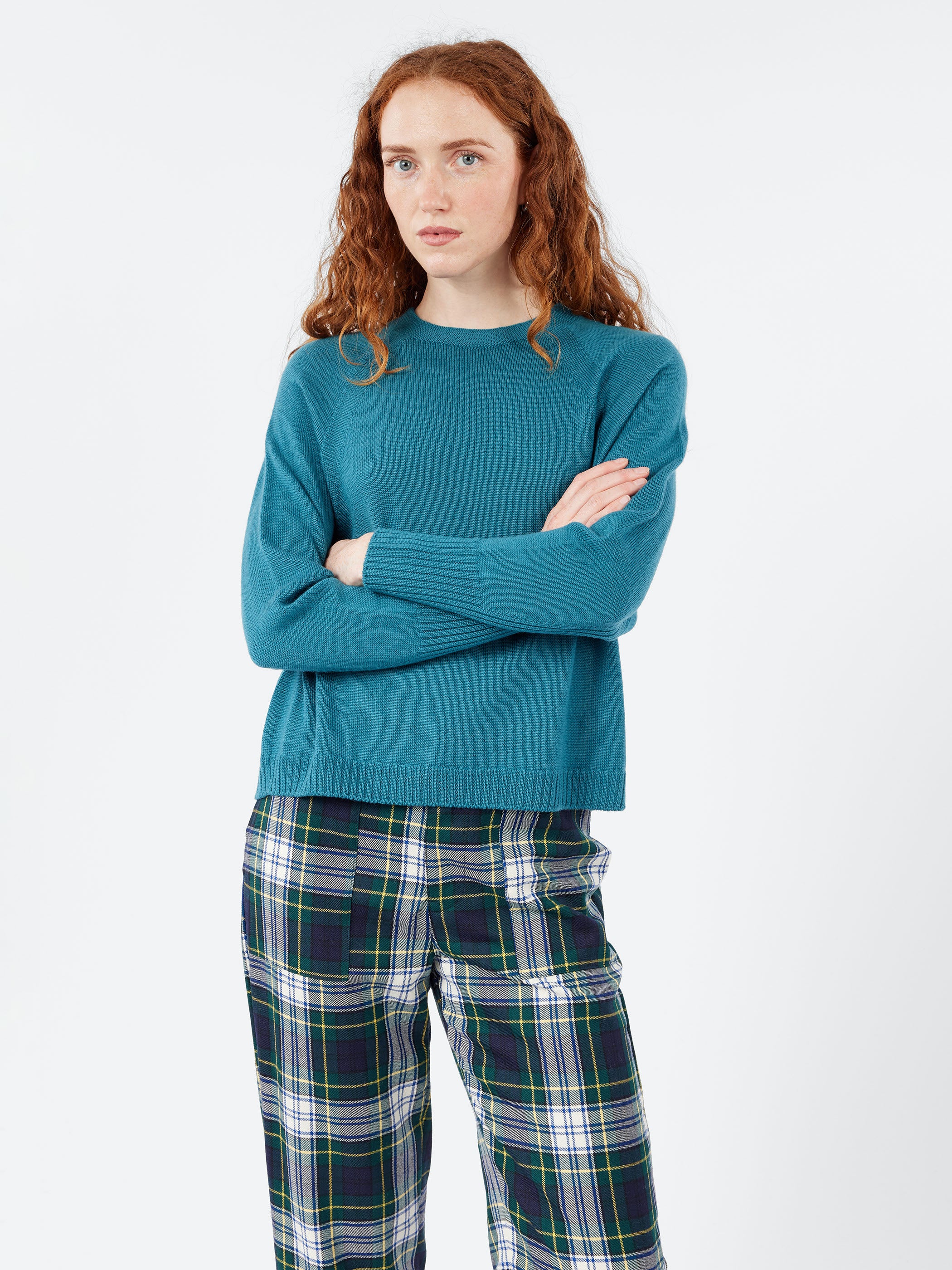 Raglan Sleeve Crewneck