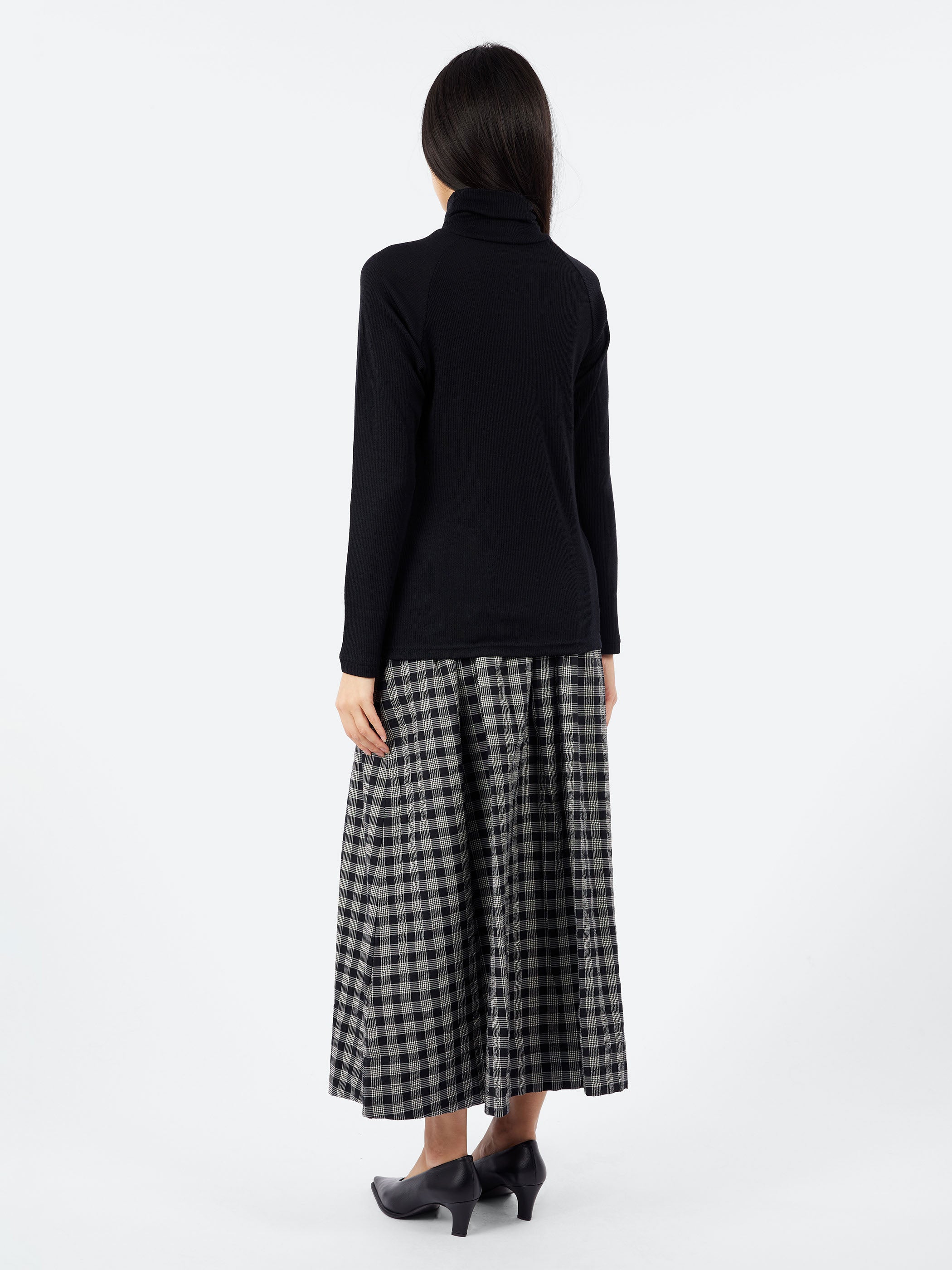 Wool Raglan Turtleneck