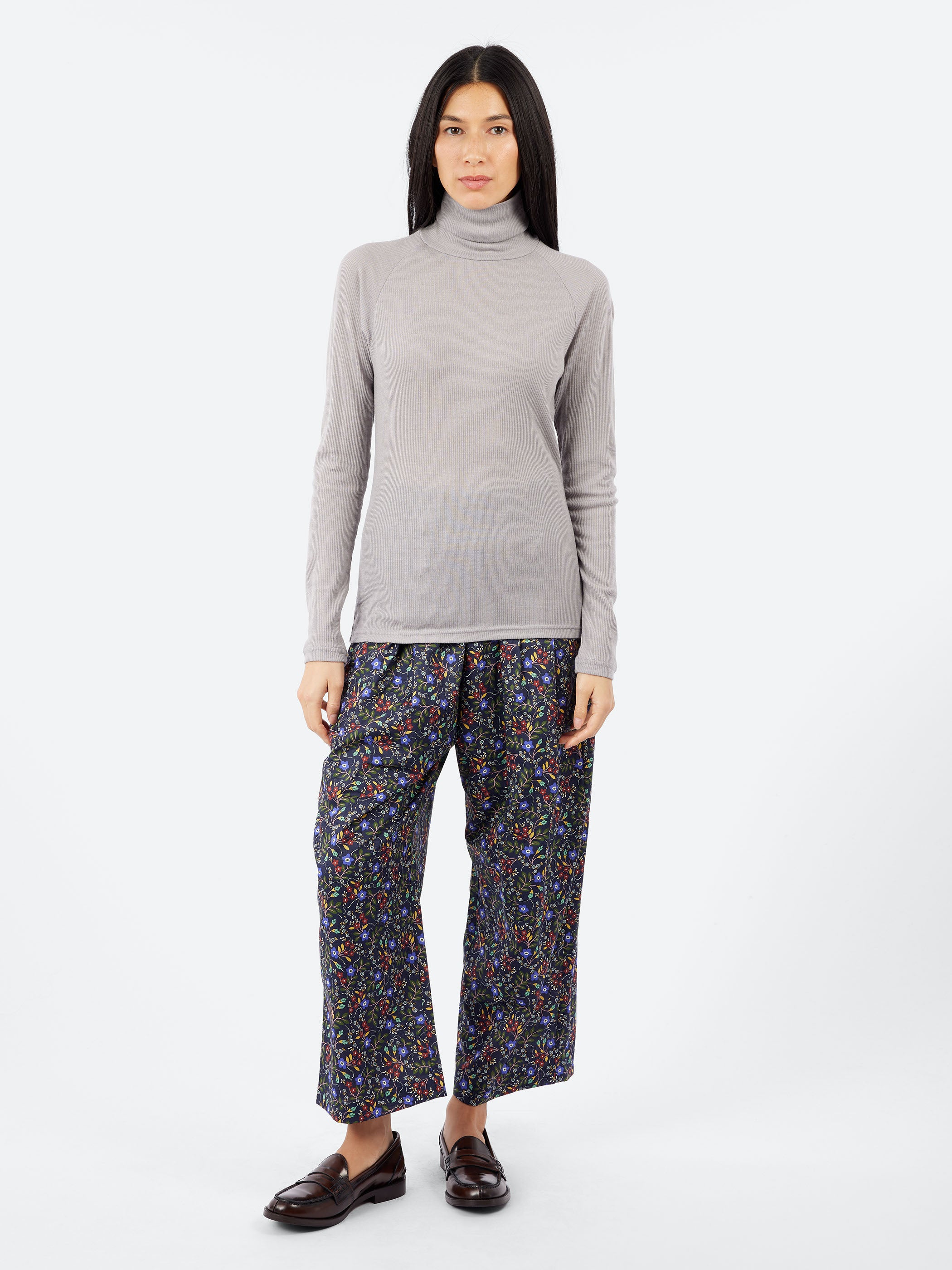 Wool Raglan Turtleneck