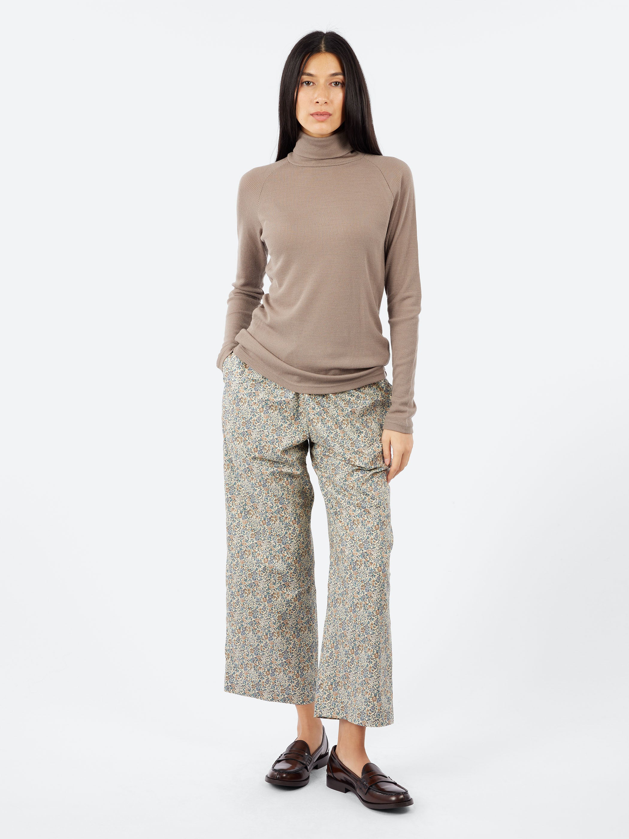 Wool Raglan Turtleneck