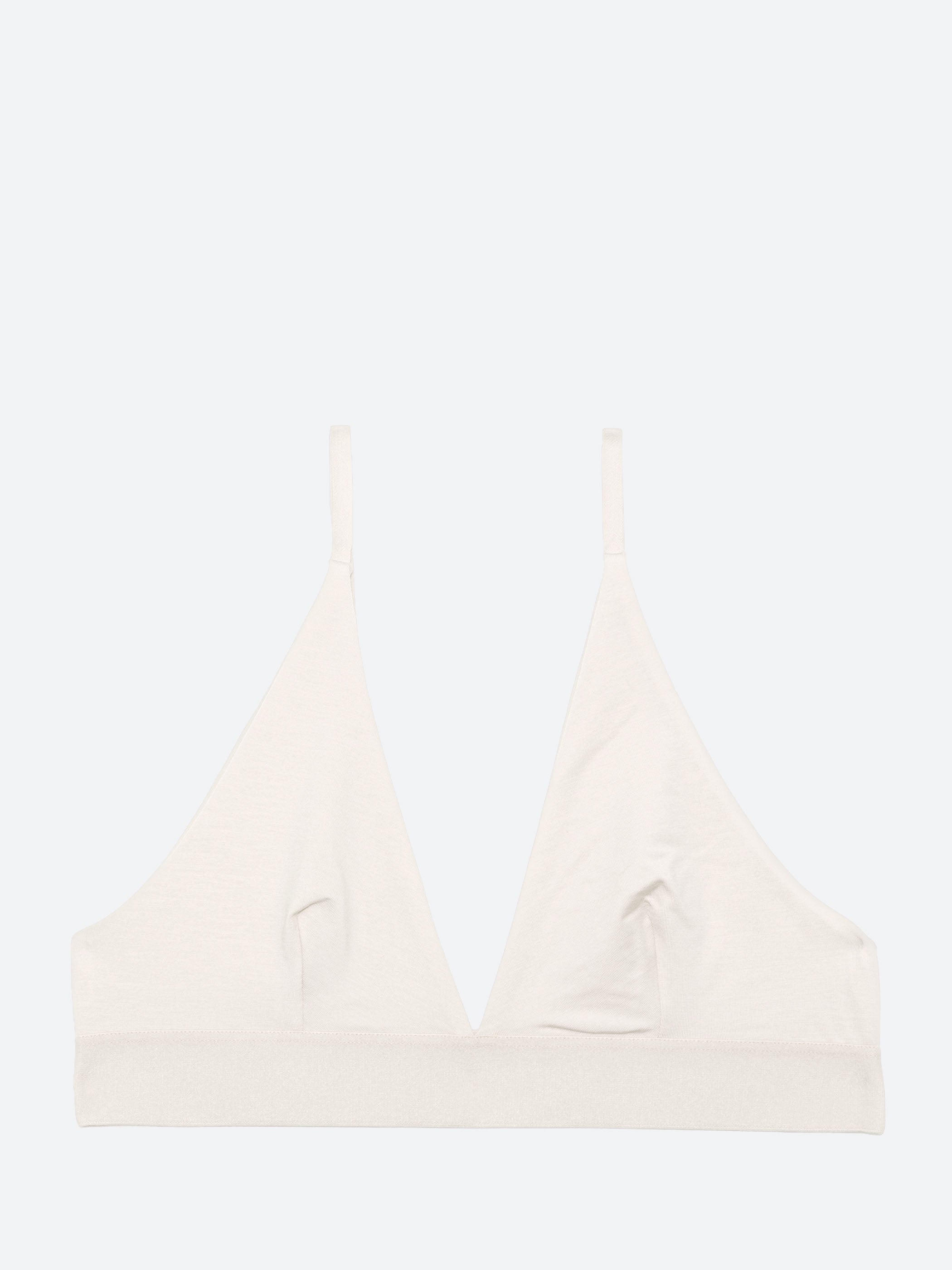Baserange - Triangle Bra in Undyed (White) – gravitypope