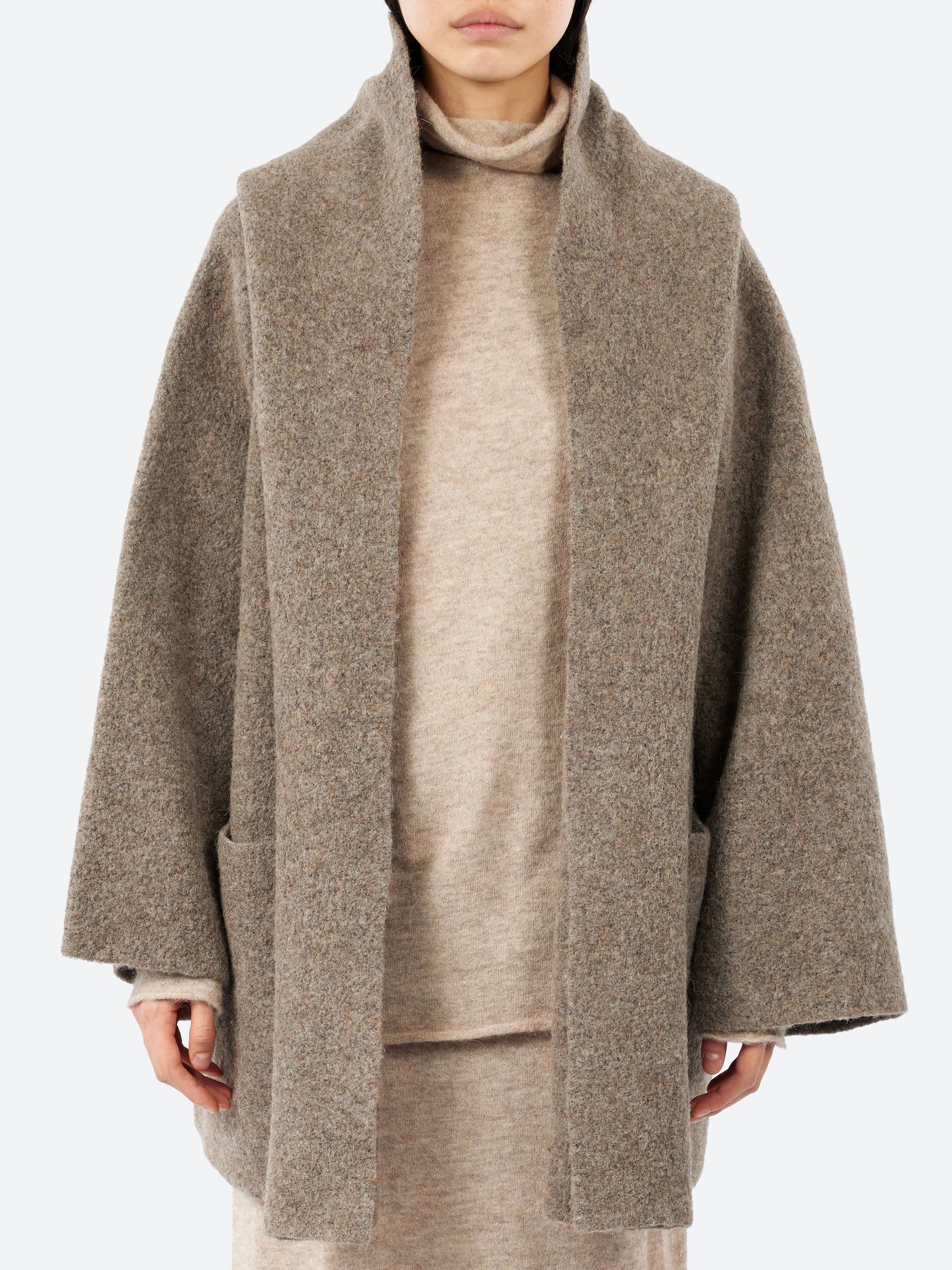 Lauren Manoogian - Double Face Coat in Blackened – gravitypope