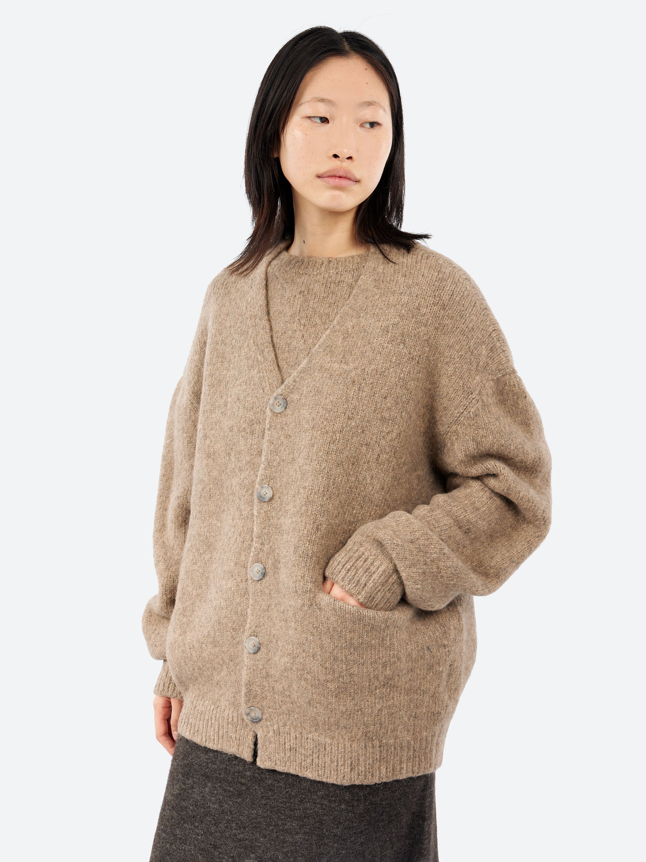 Lauren Manoogian - Loft Cardigan in Moth – gravitypope