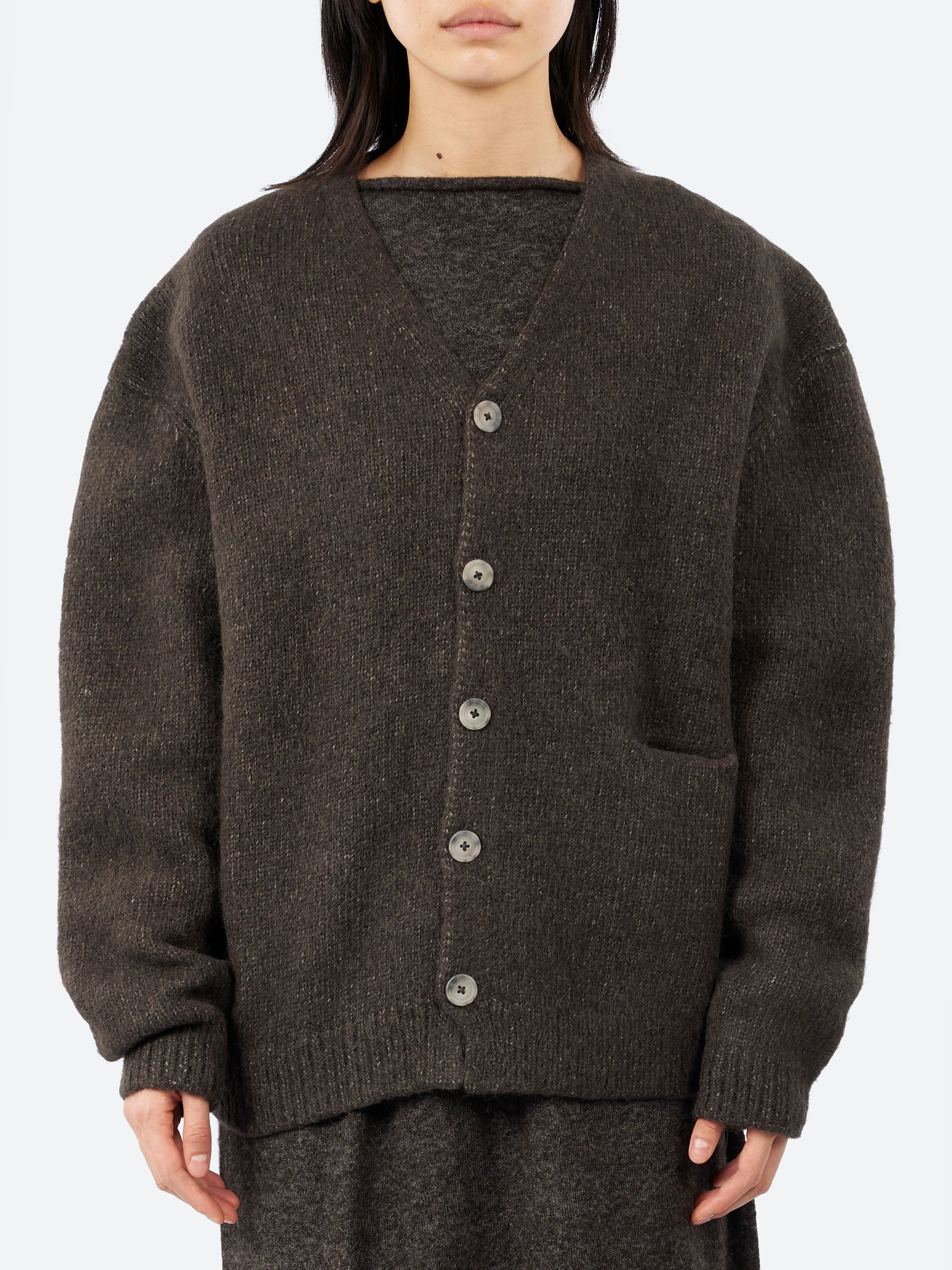 Lauren Manoogian - Loft Cardigan in Coal – gravitypope
