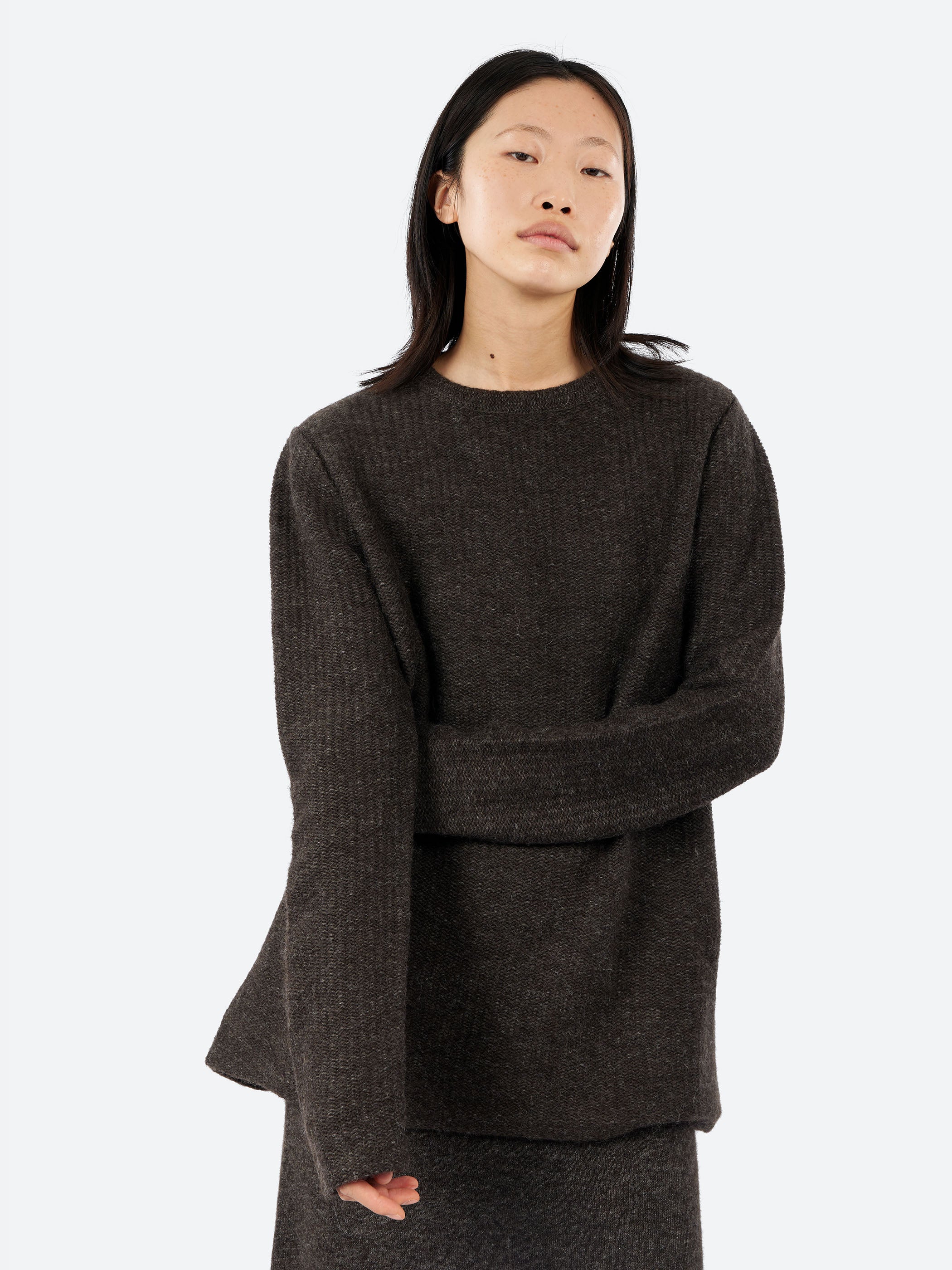 Lauren Manoogian - Knitweave Pullover in Blackened – gravitypope